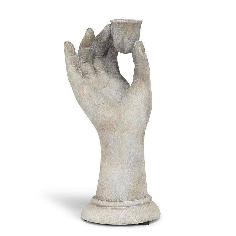 Tall Dainty Hand Taper Holder