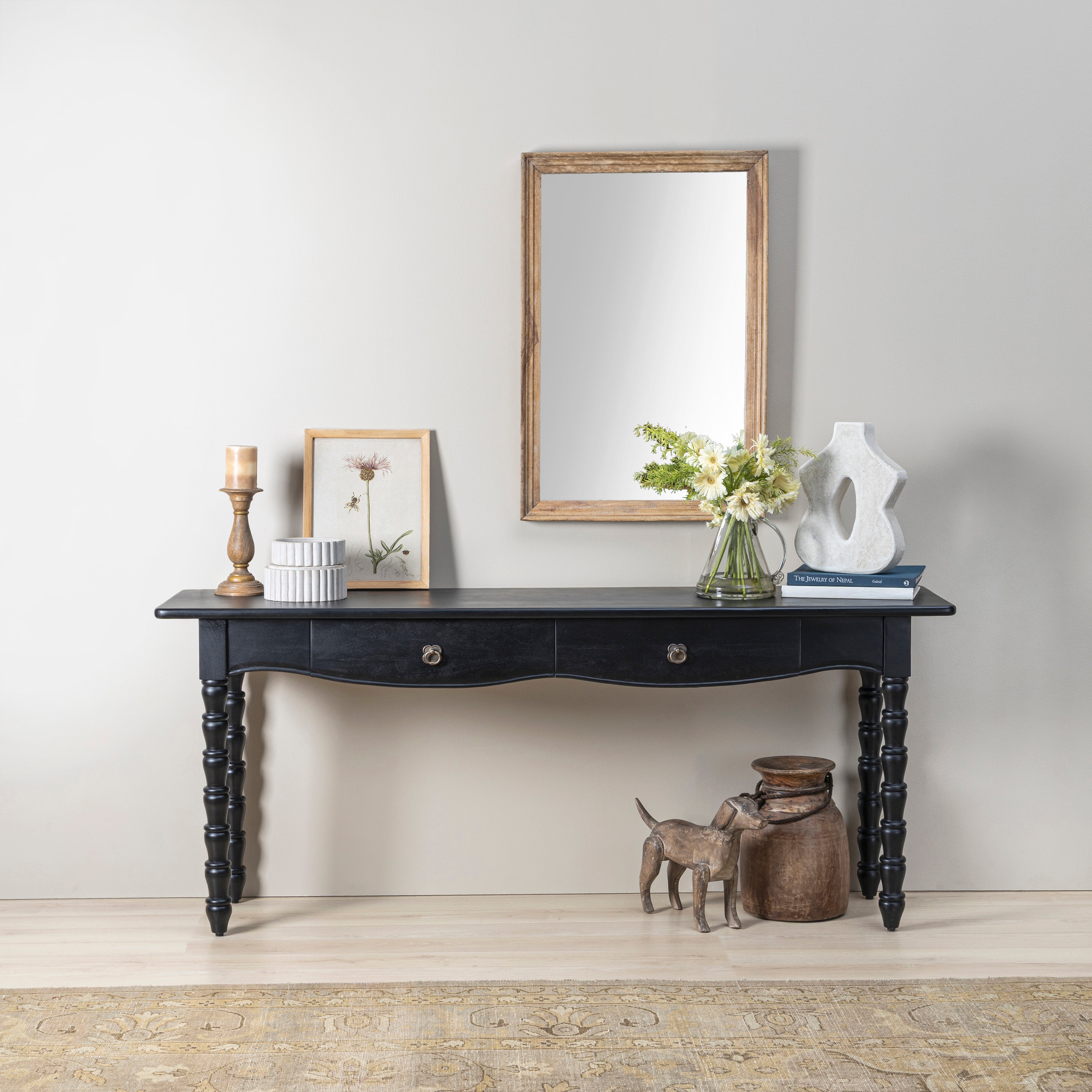 Spindle Console Table