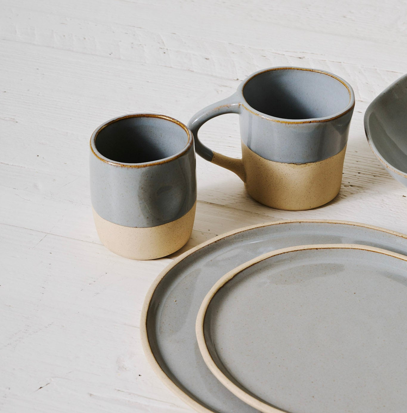 Cliffs Thumbprint Cup Set of 2