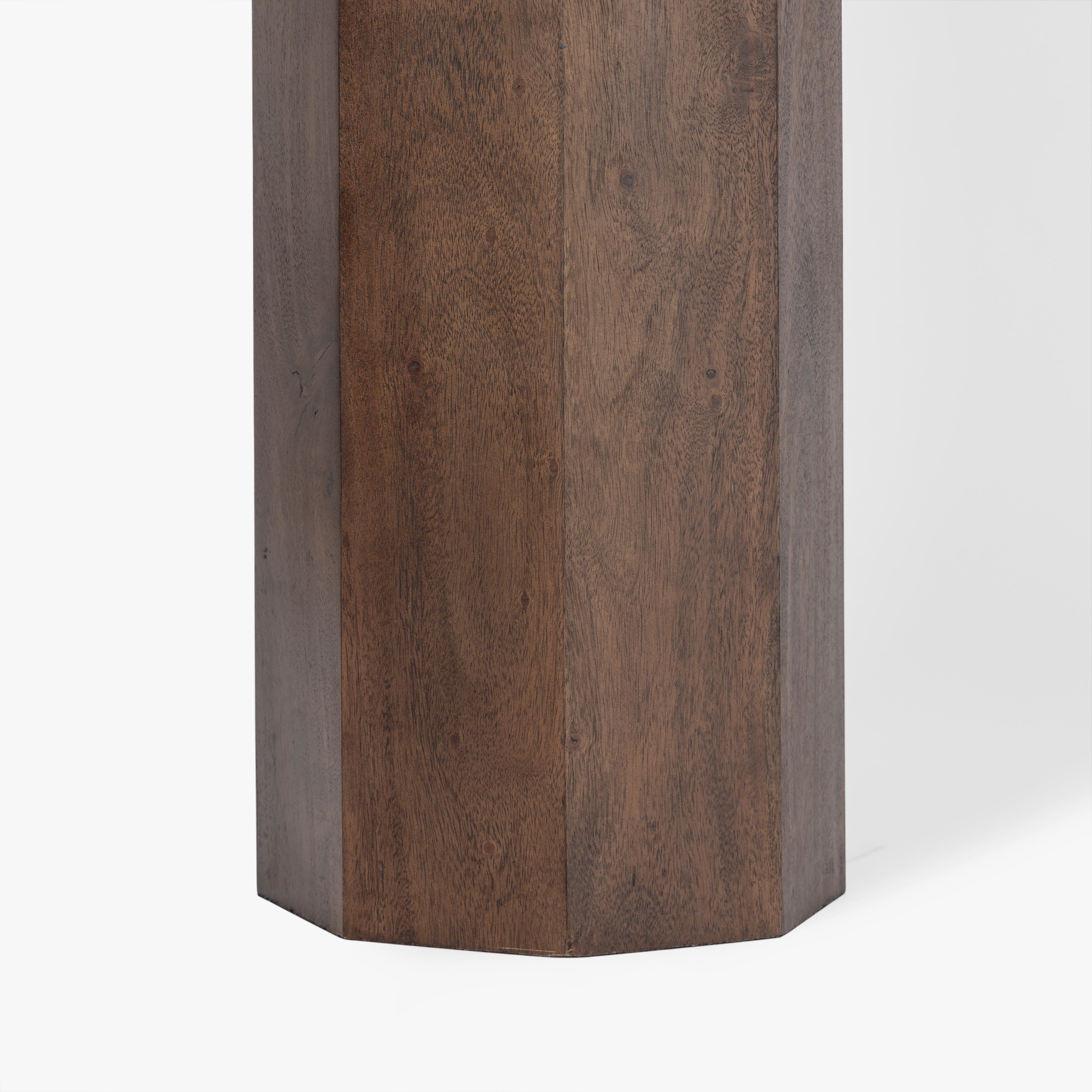 Hex Leg Marble Console Table