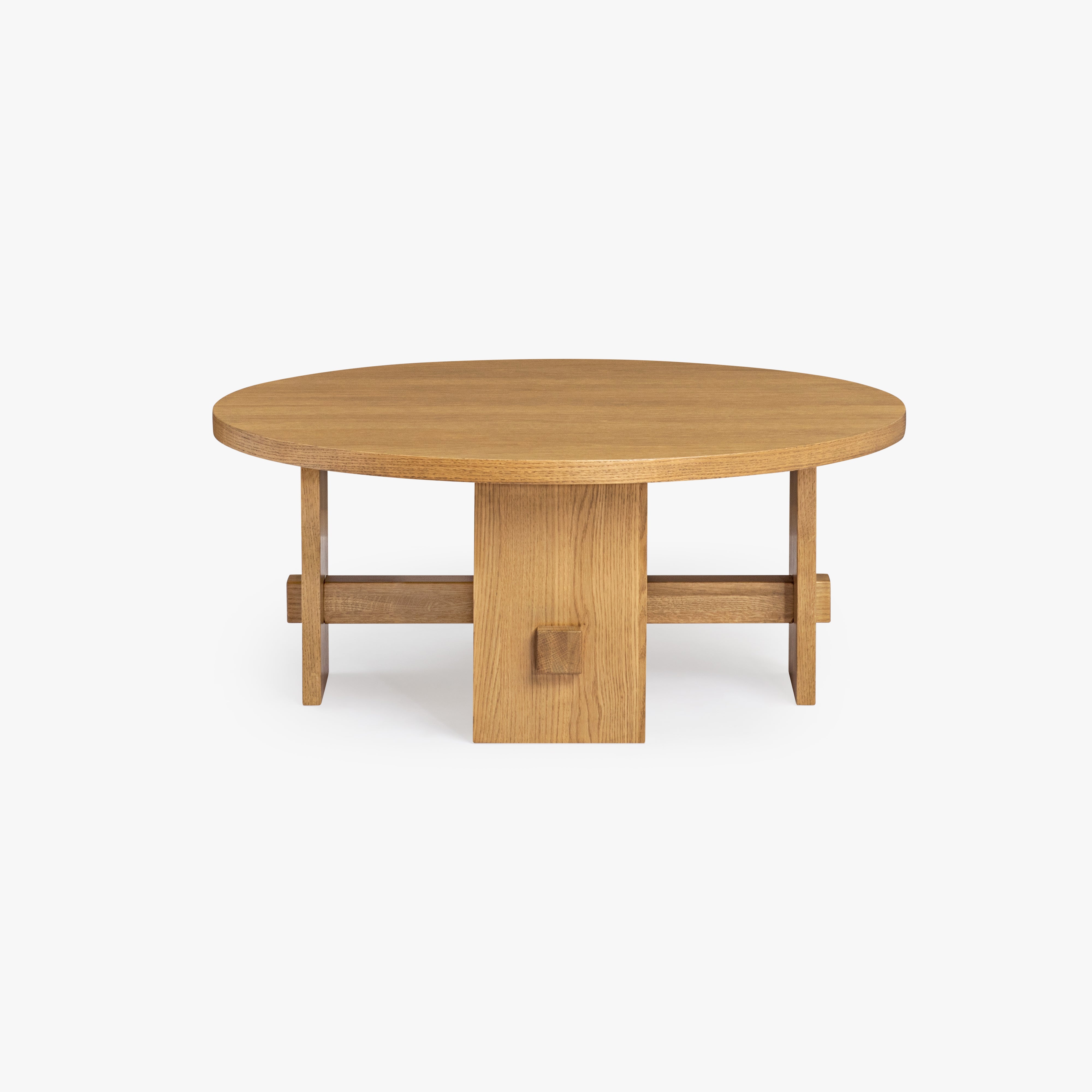 Saguaro Round Oak Coffee Table
