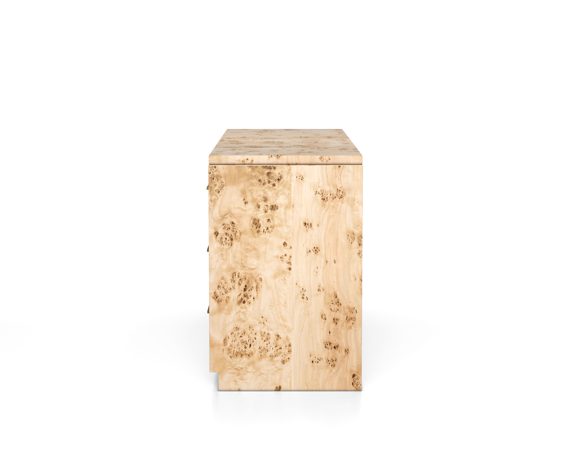 Wesley 6-Drawer Burl Dresser