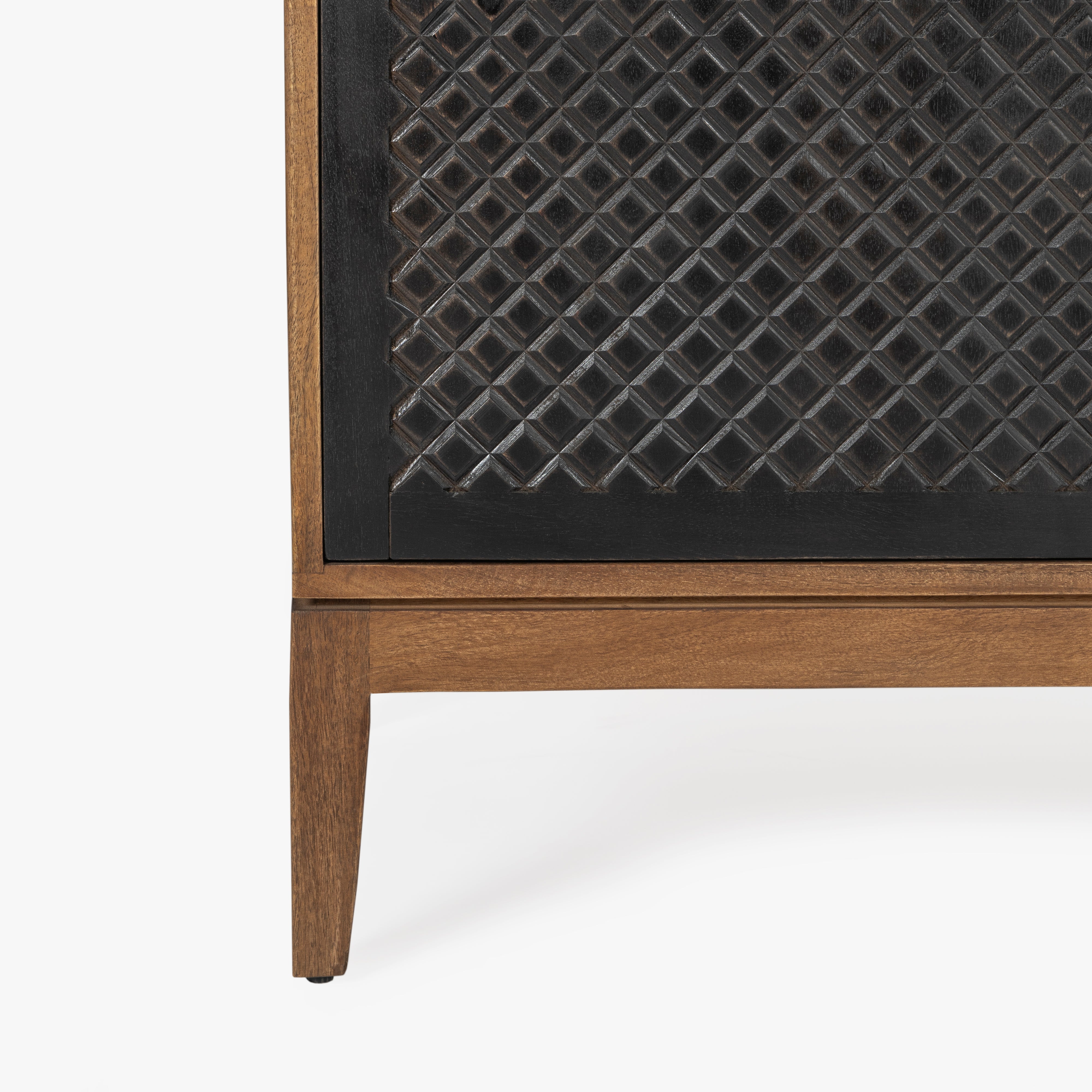 Naya Solid Wood Carved Cabinet