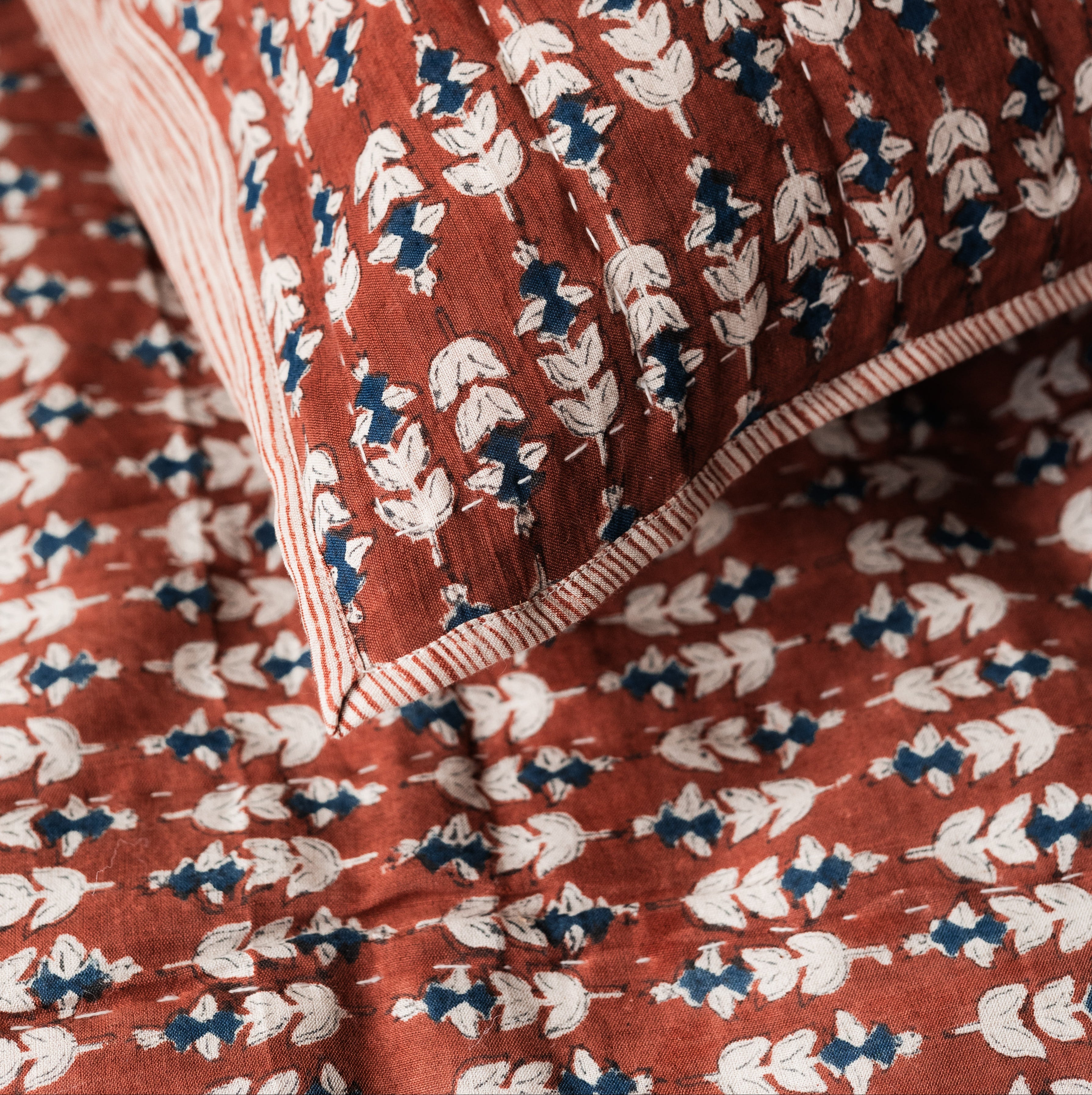 Blossom Block Print Quilt