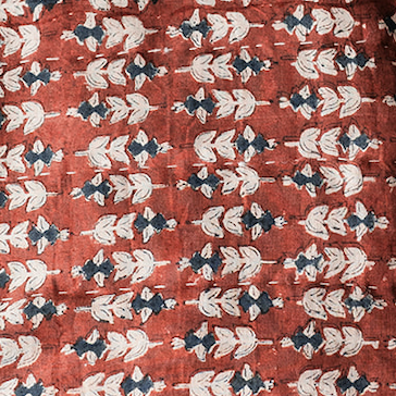 Blossom Block Print Quilt