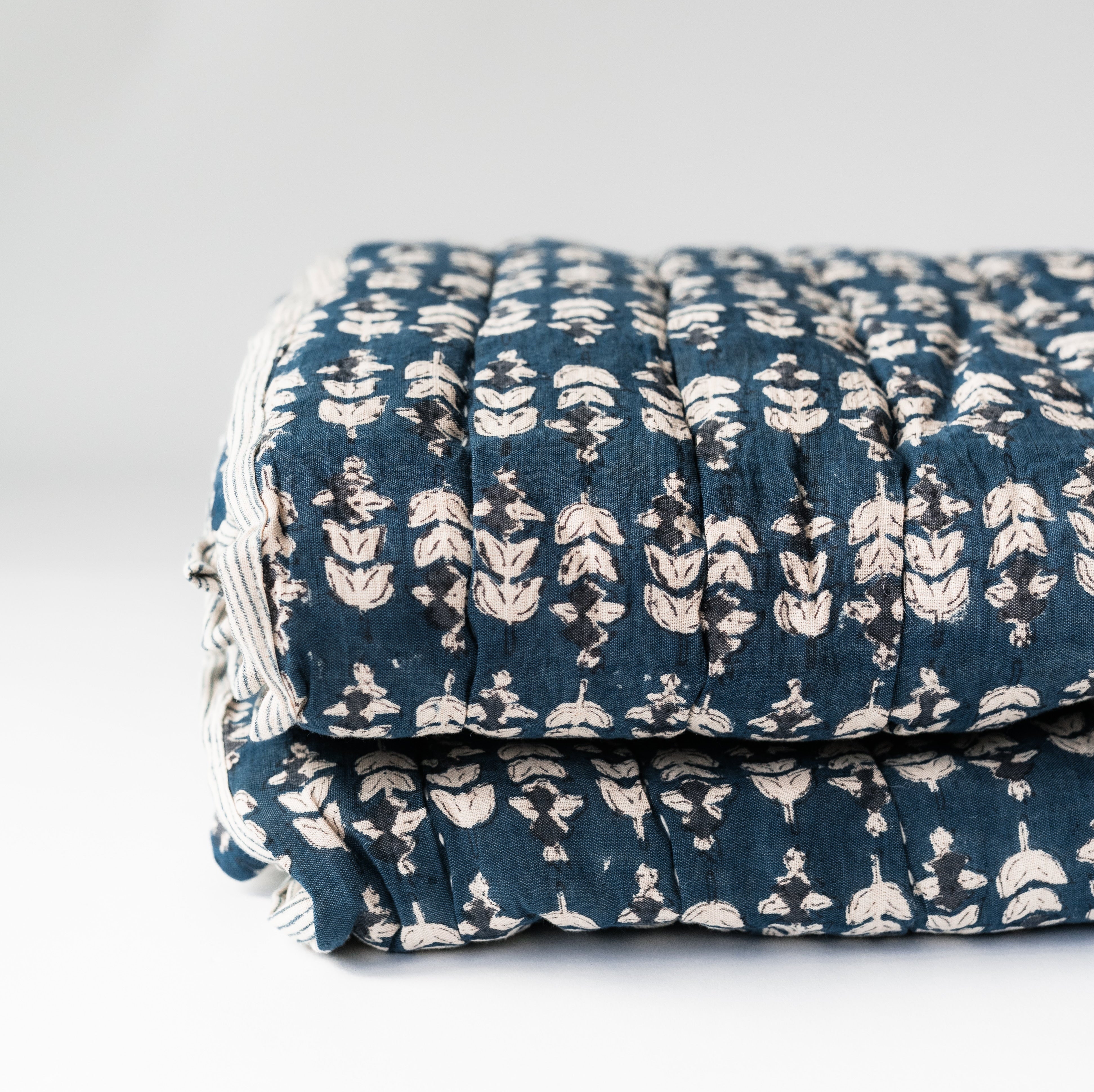 Blossom Block Print Quilt