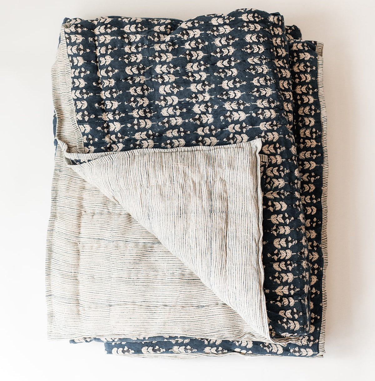 Blossom Block Print Quilt