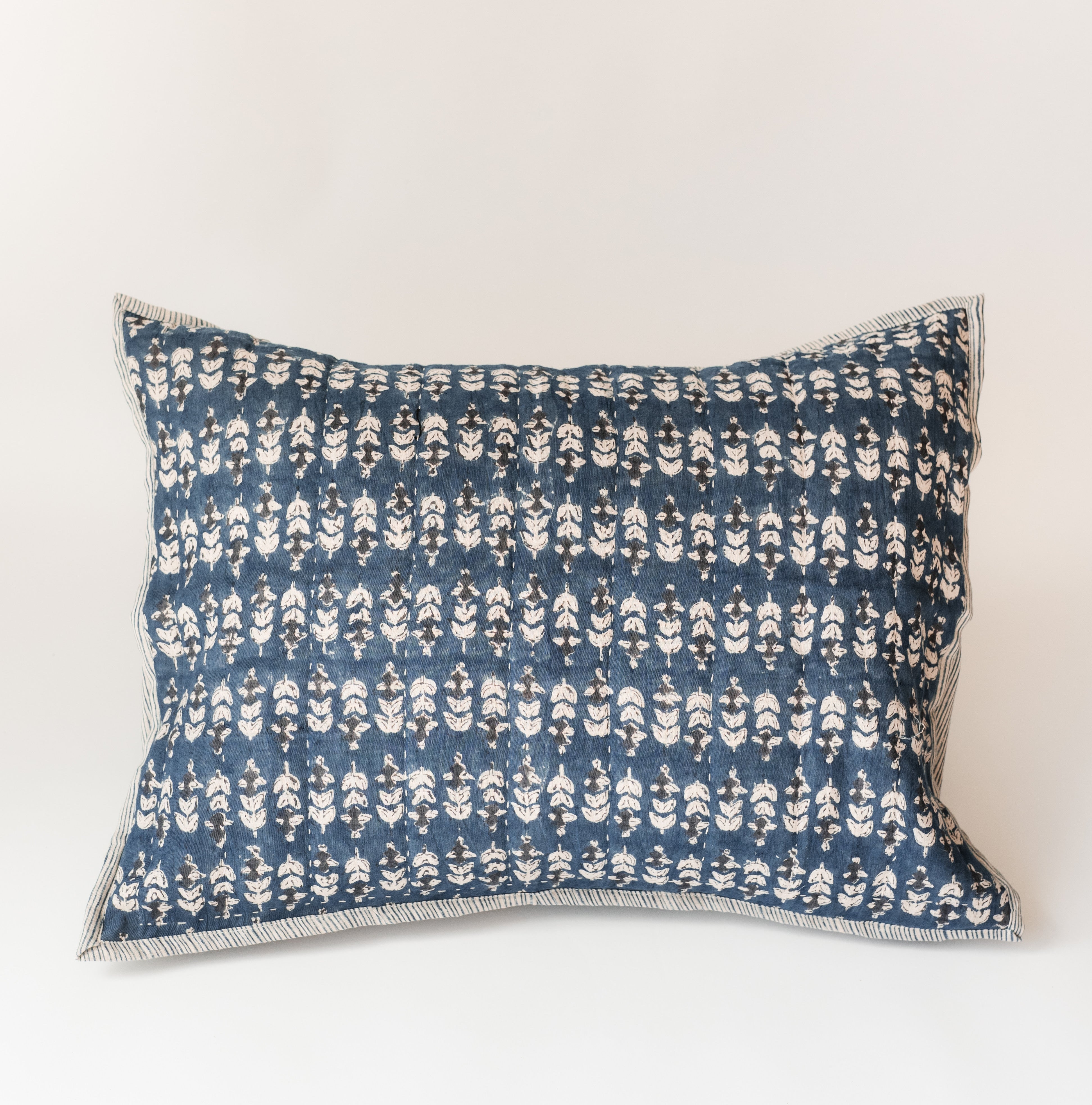 Blossom Block Print Shams S/2