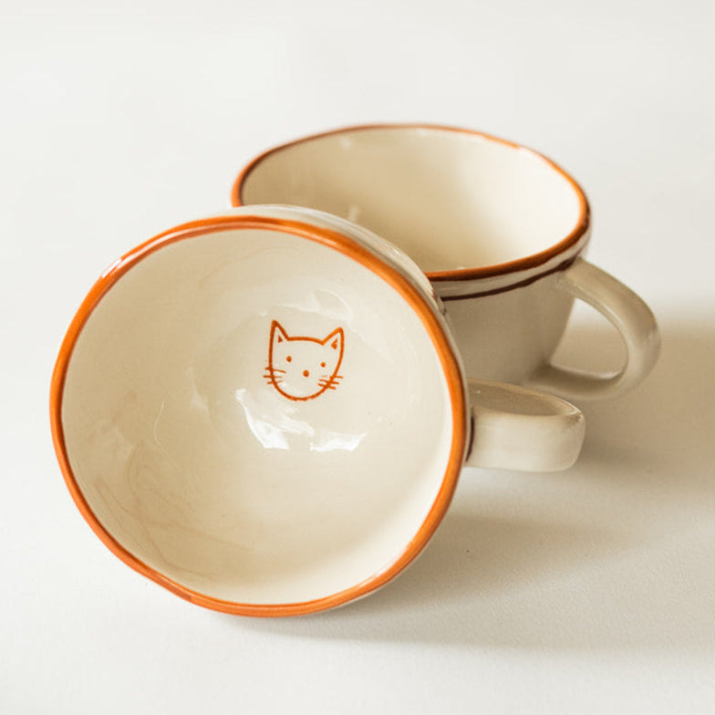 Melrose Icon Mug - Cat - Set of 2