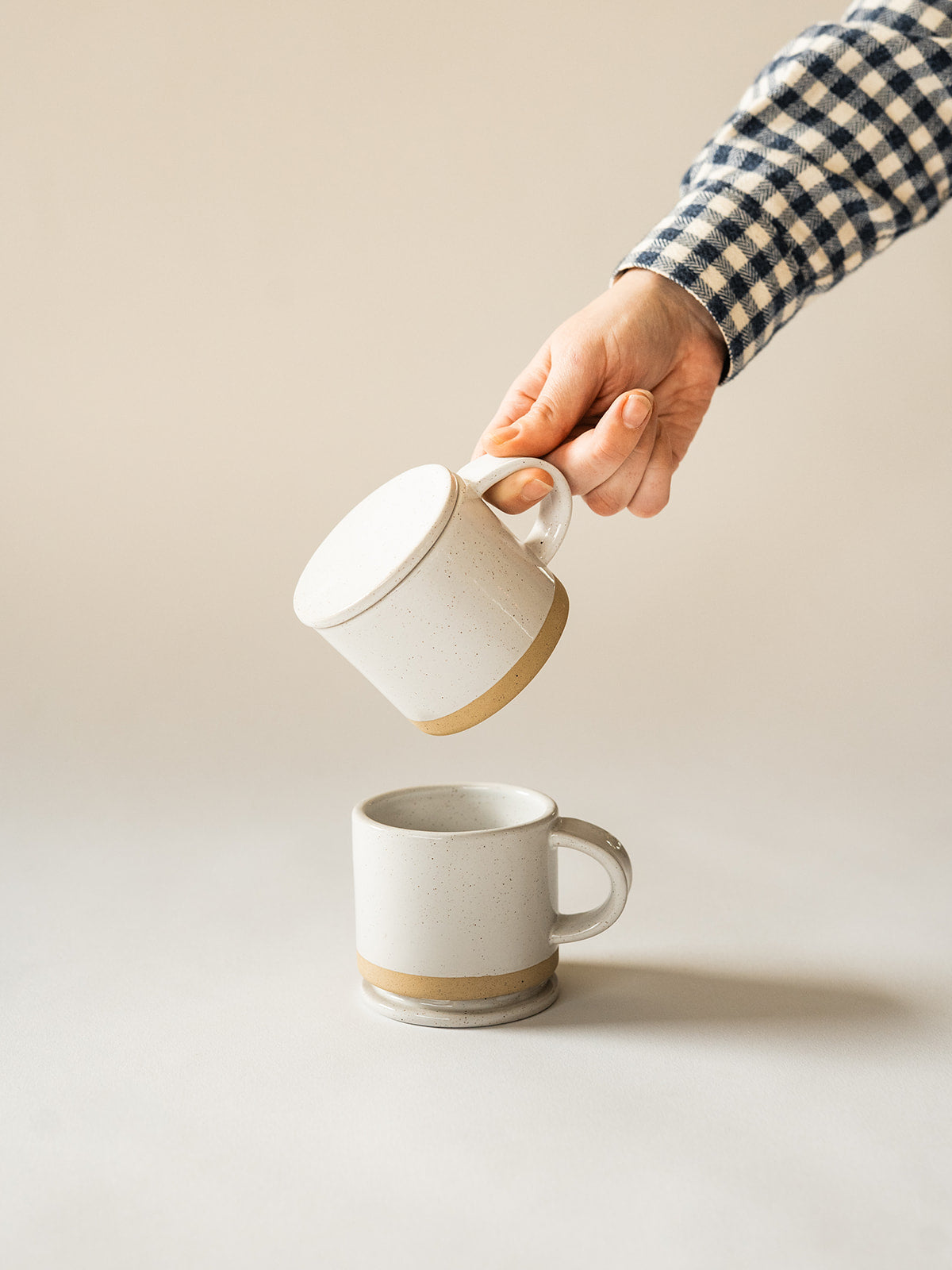 Speckle Mug with Lid - Set of 2