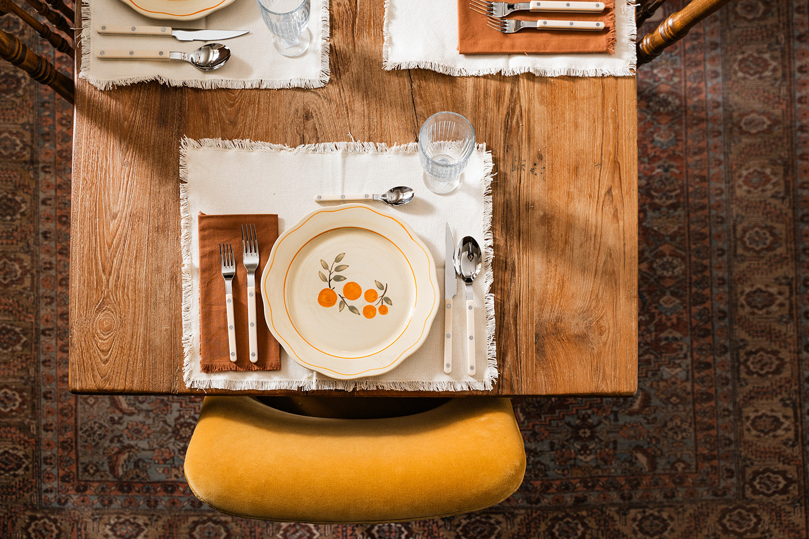 Citrus Dinner Plates S/4