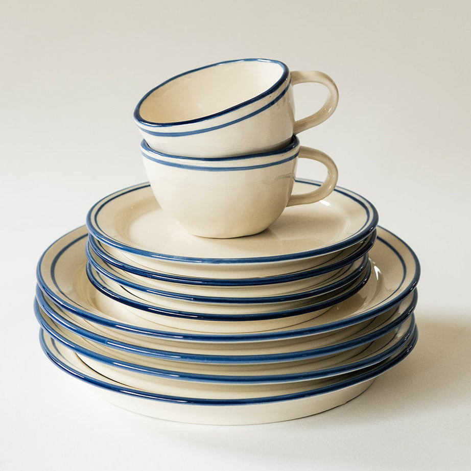 Melrose Icon Plates - Fluffy Dog - Set of 4