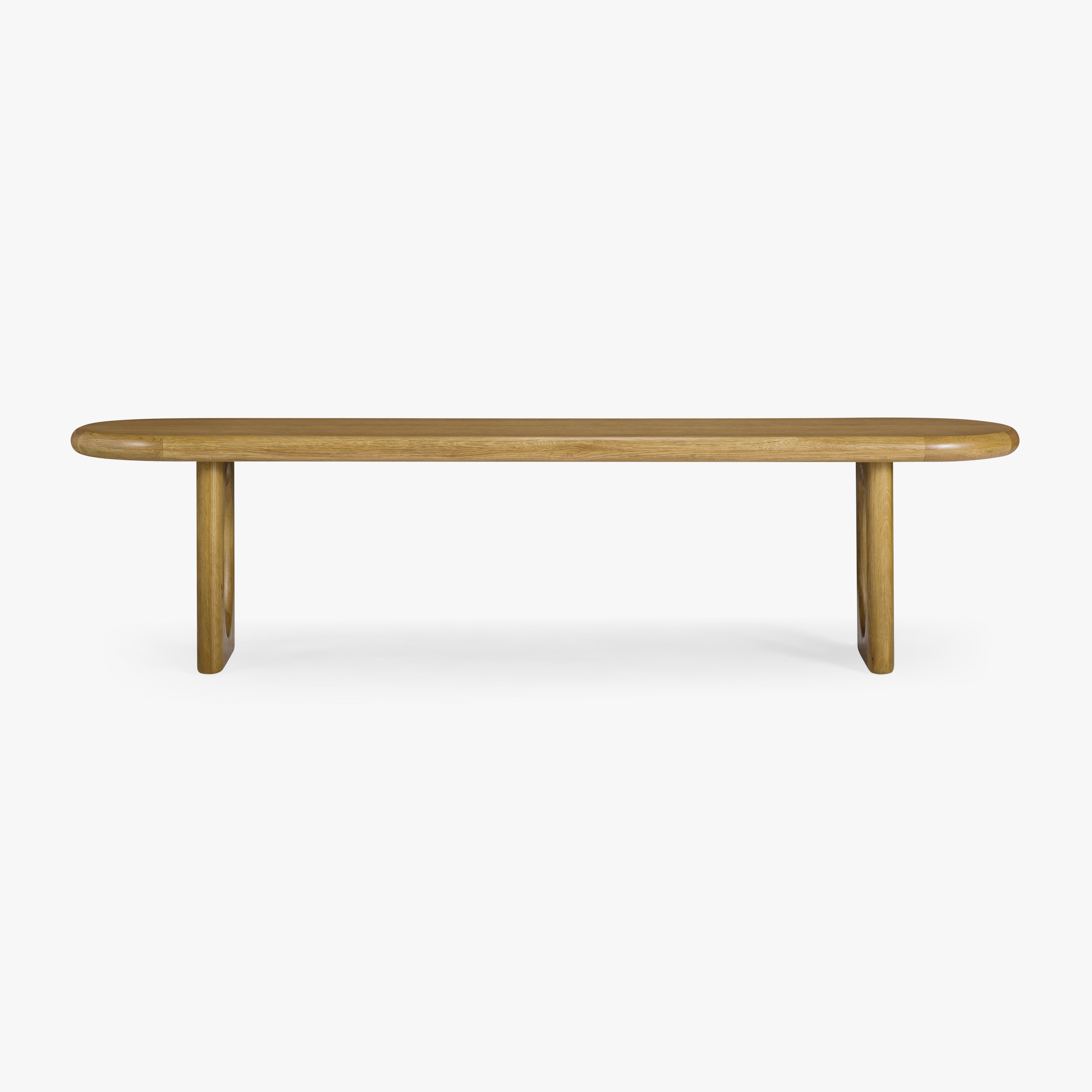 Eva Oak Dining Bench