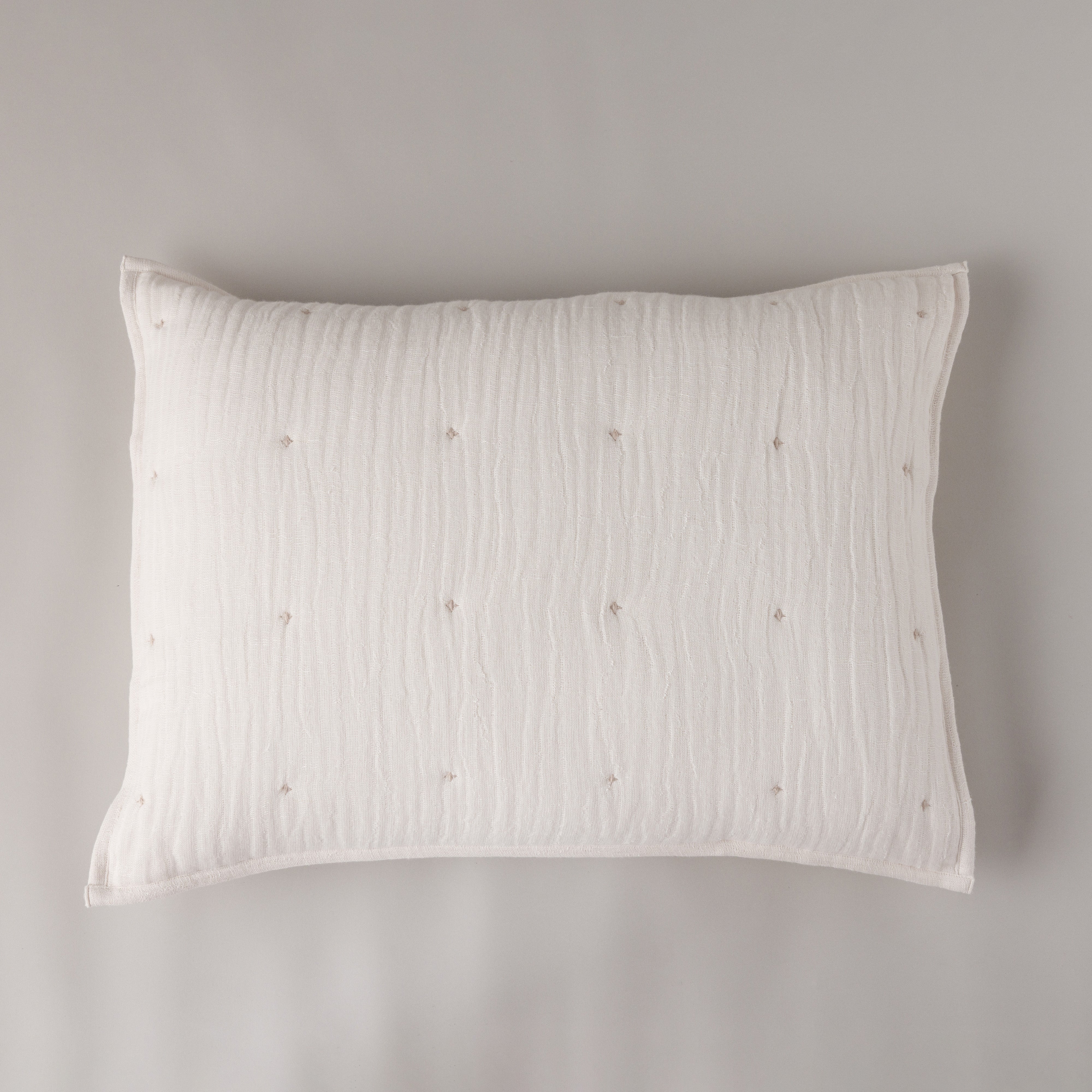 Tack Stitch King Sham S/2