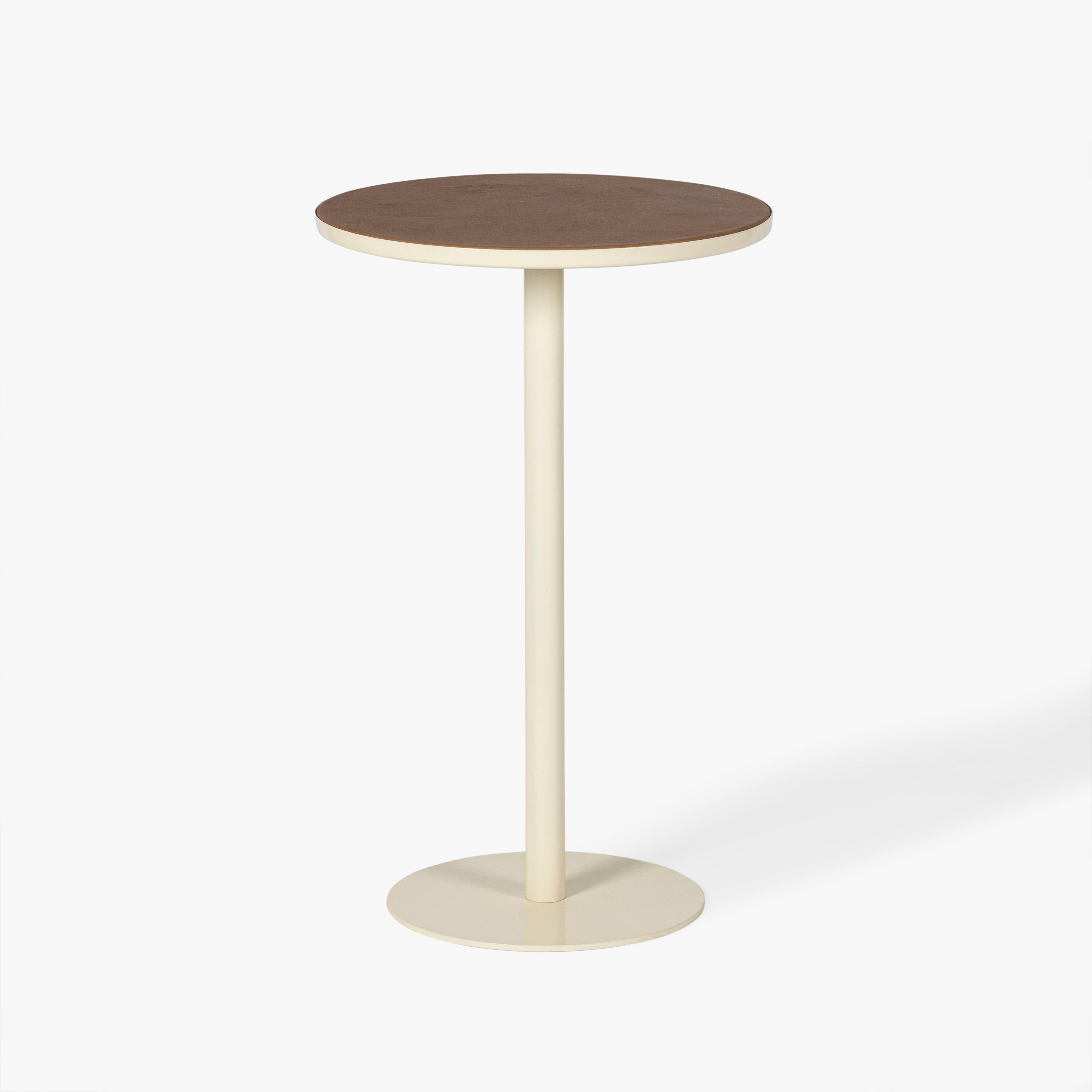 Calder Leather Side Table
