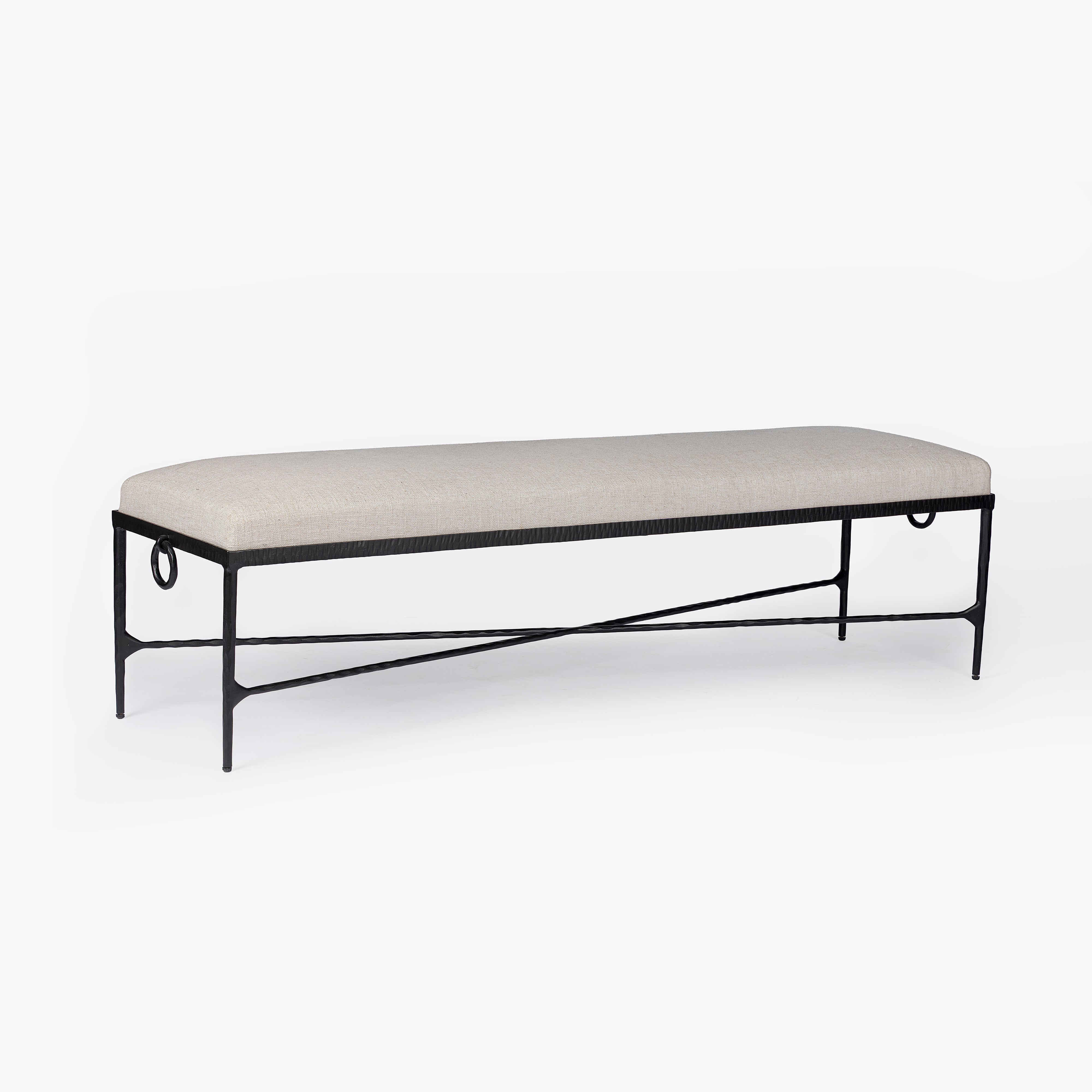 Loam Hammered Bench