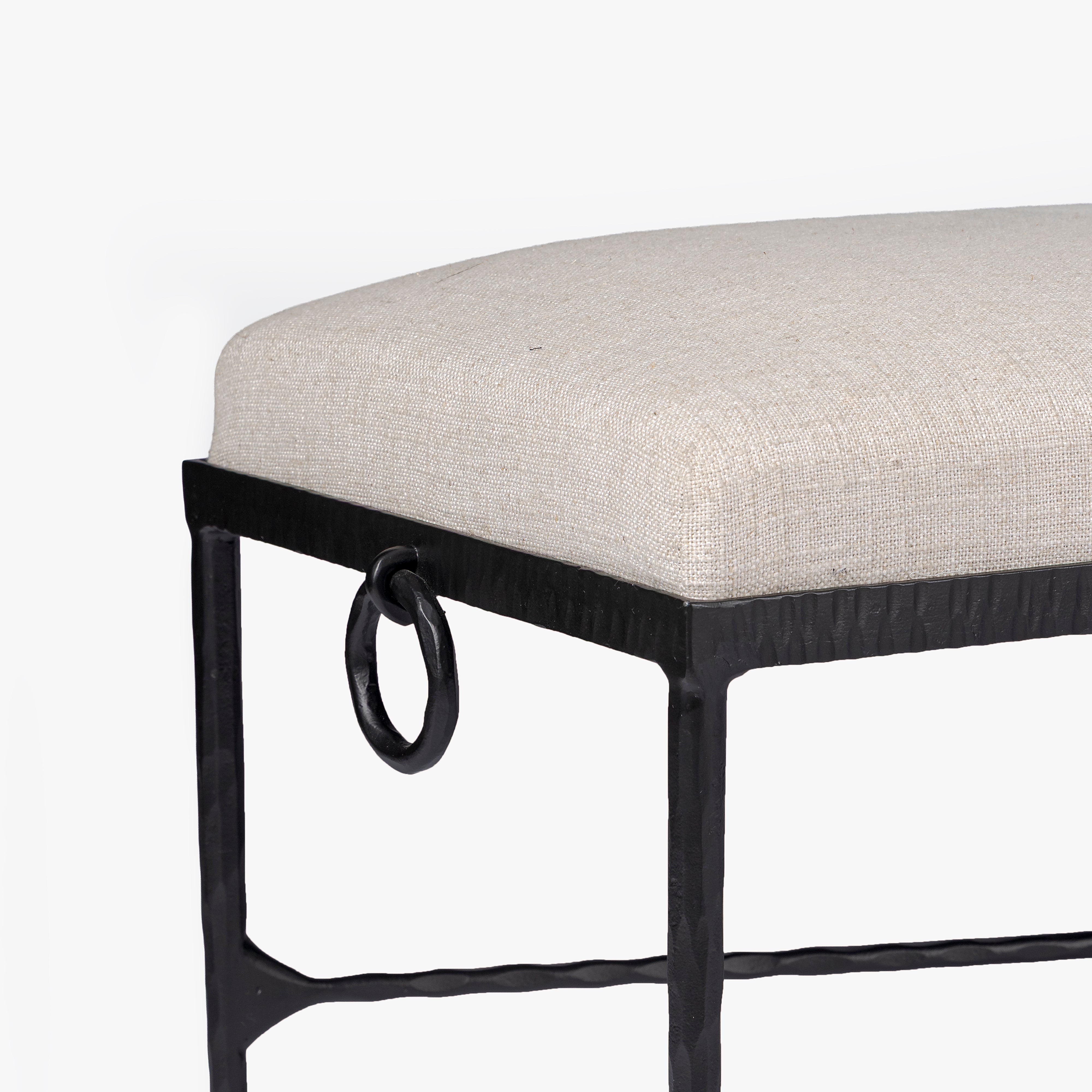 Loam Hammered Bench