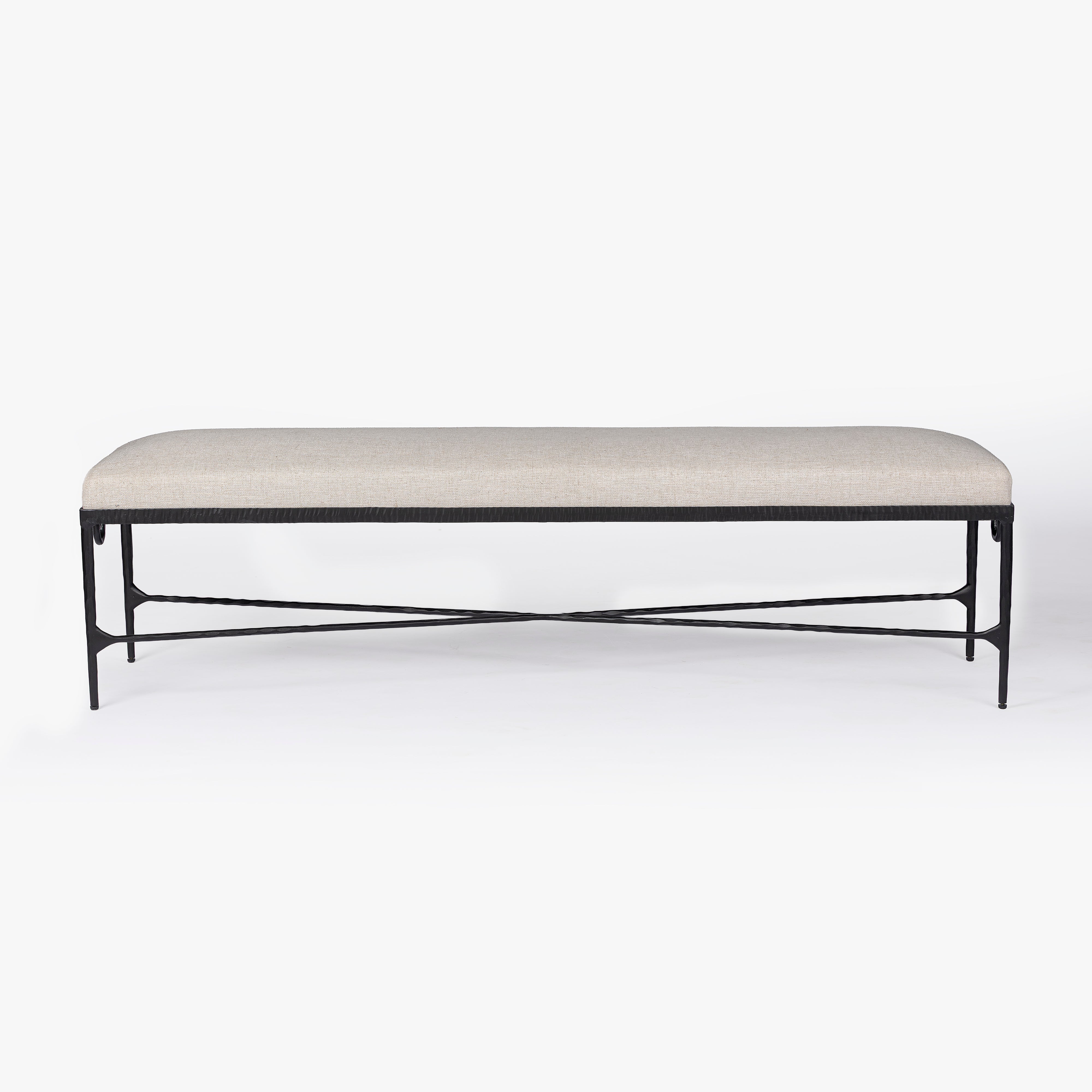 Loam Hammered Bench