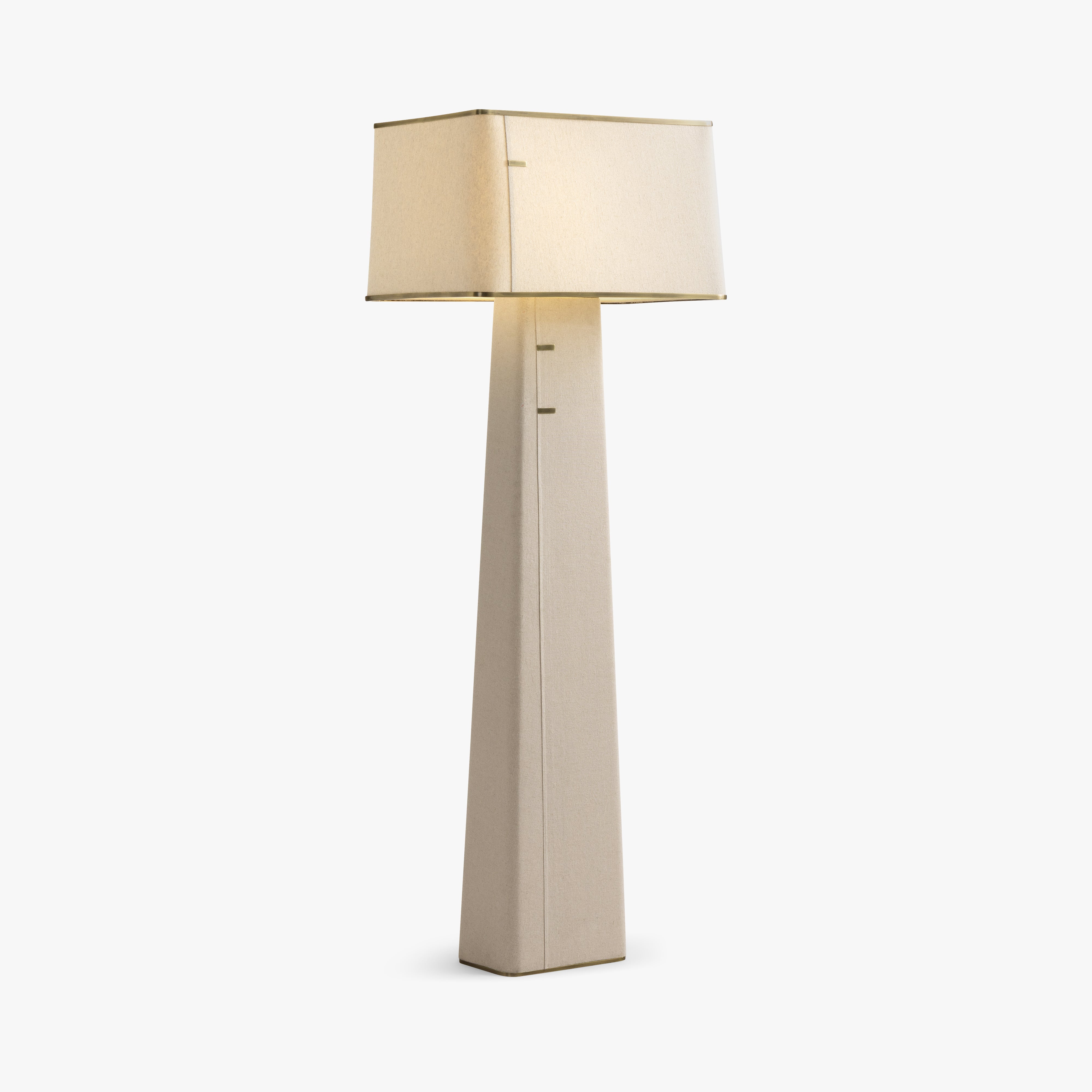 Norte Linen Floor Lamp
