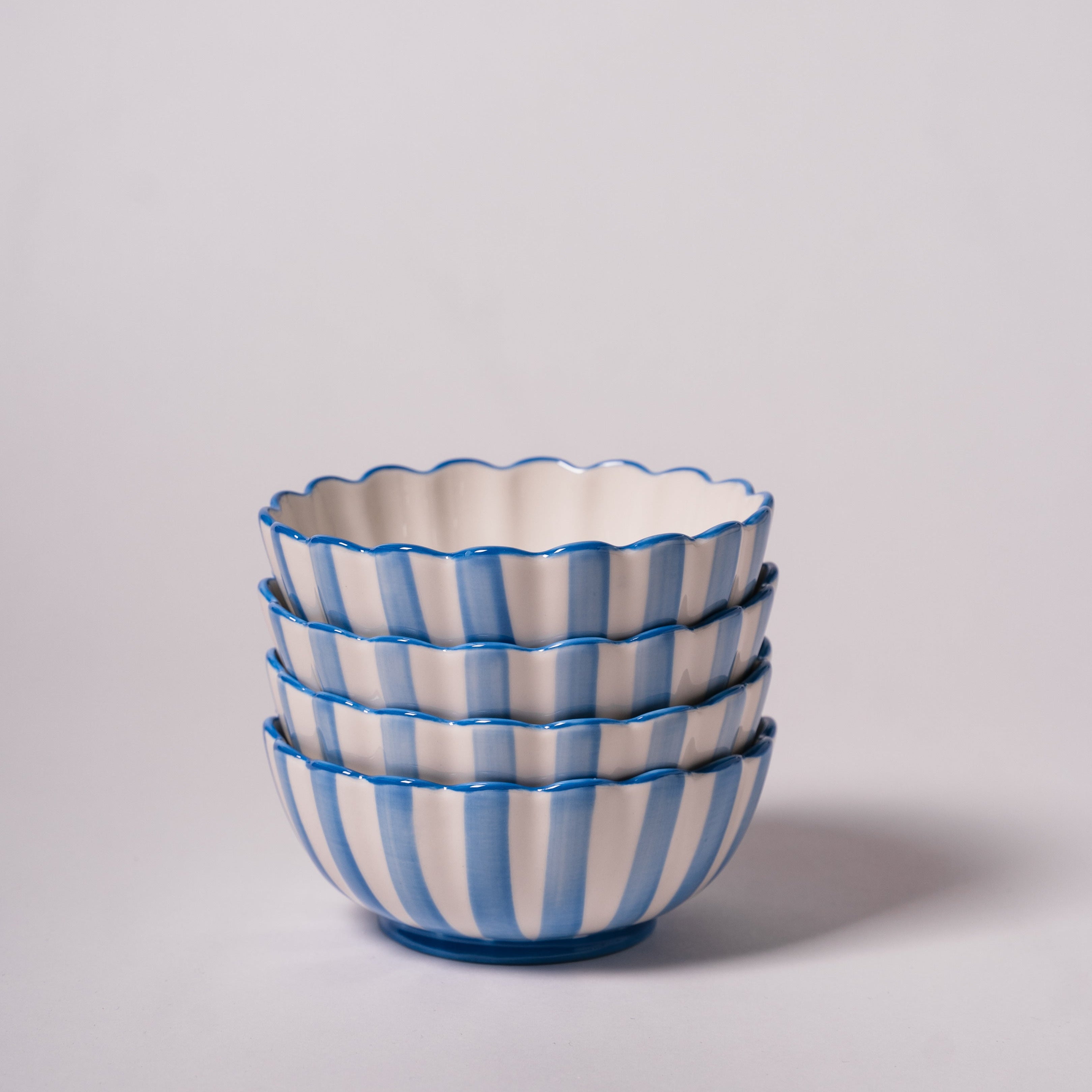Kinsey Scallop Dessert Bowl - INDIVIDUAL