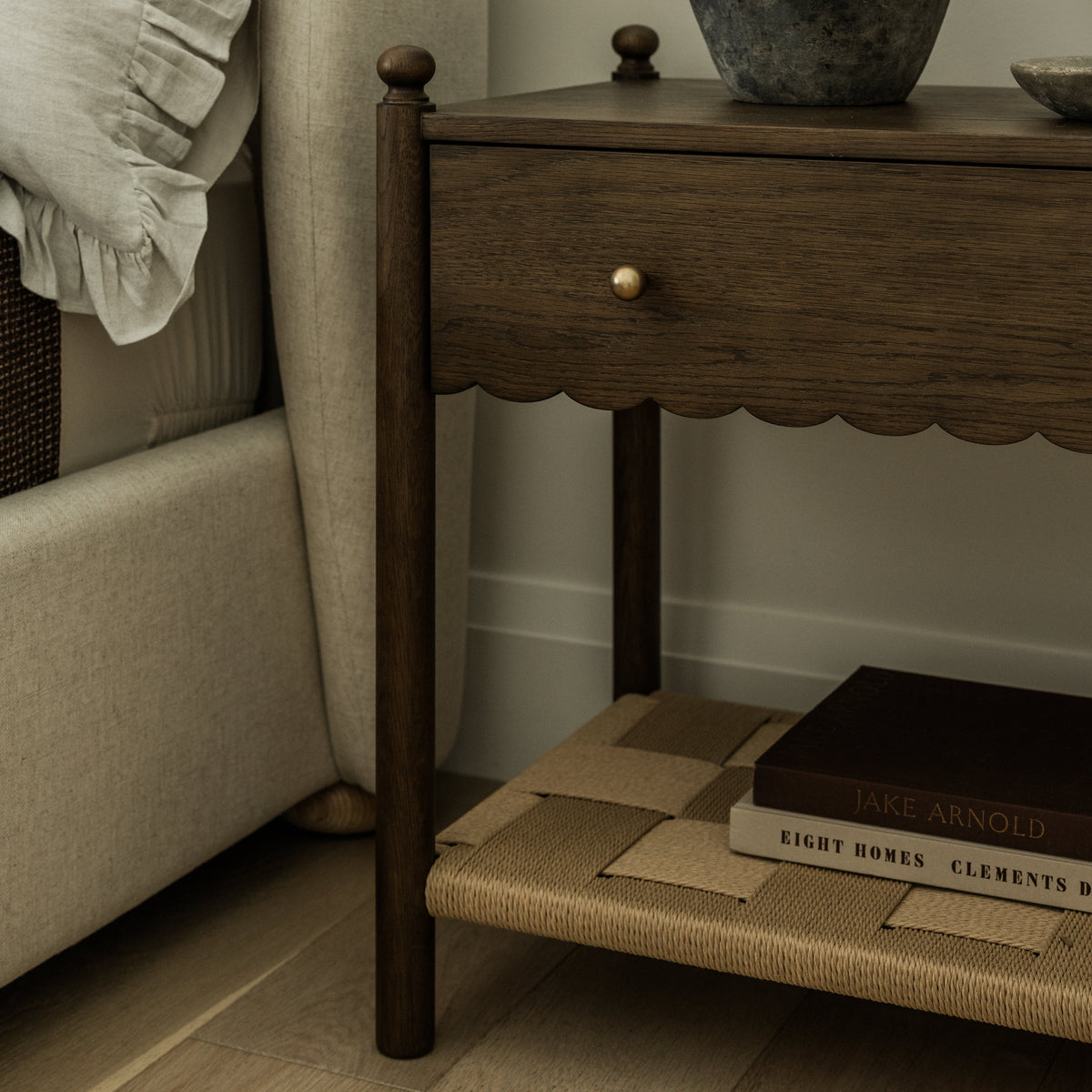 James Oak Nightstand