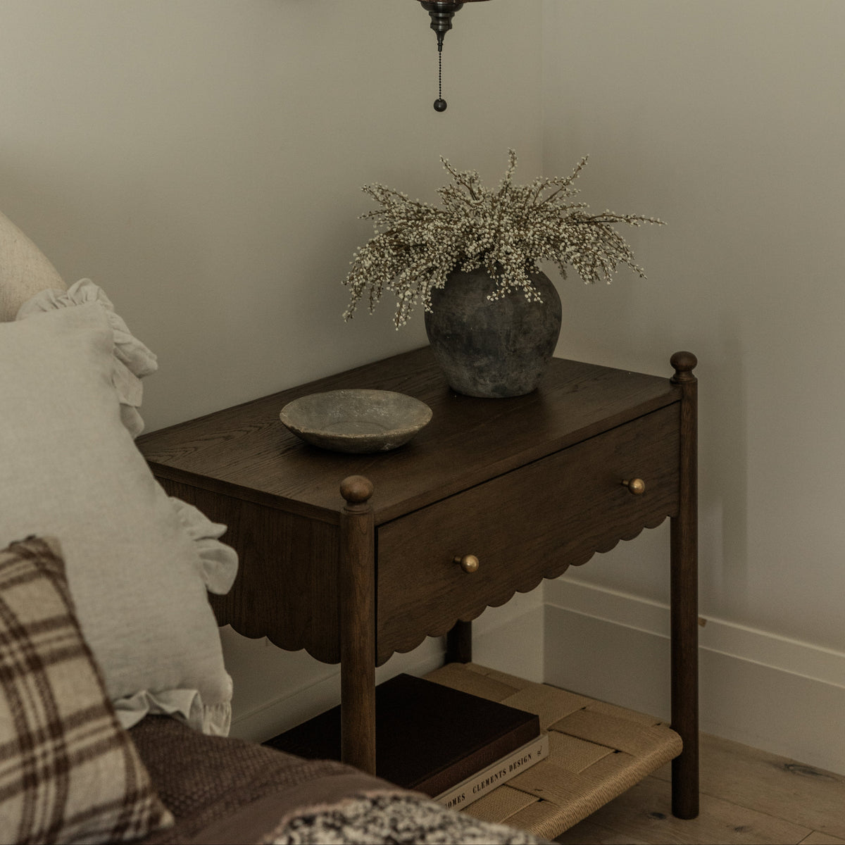 James Oak Nightstand