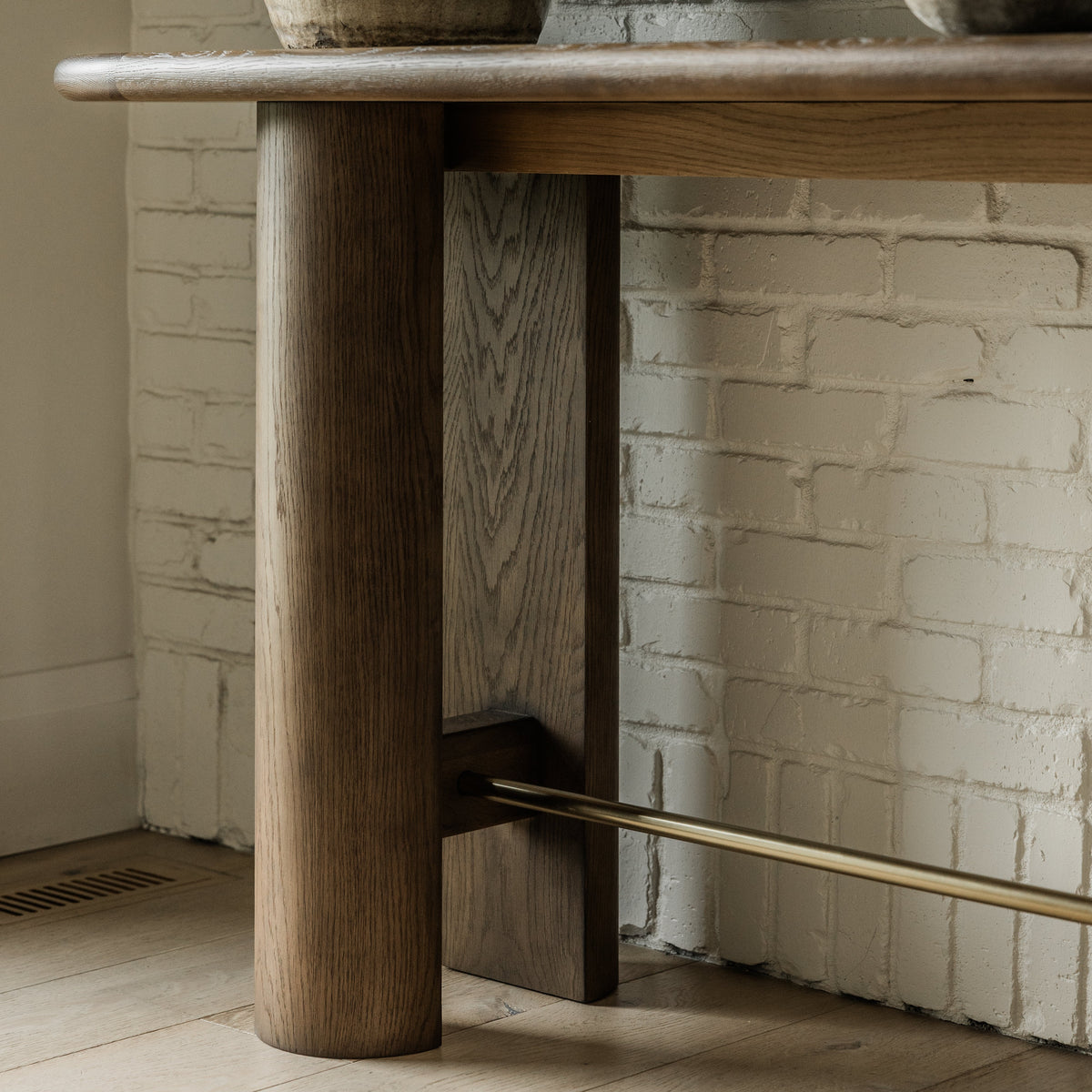 Brooks Oak Console Table
