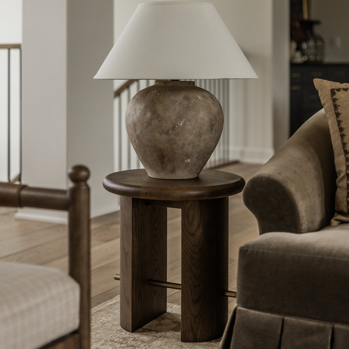 Brooks Oak Side Table
