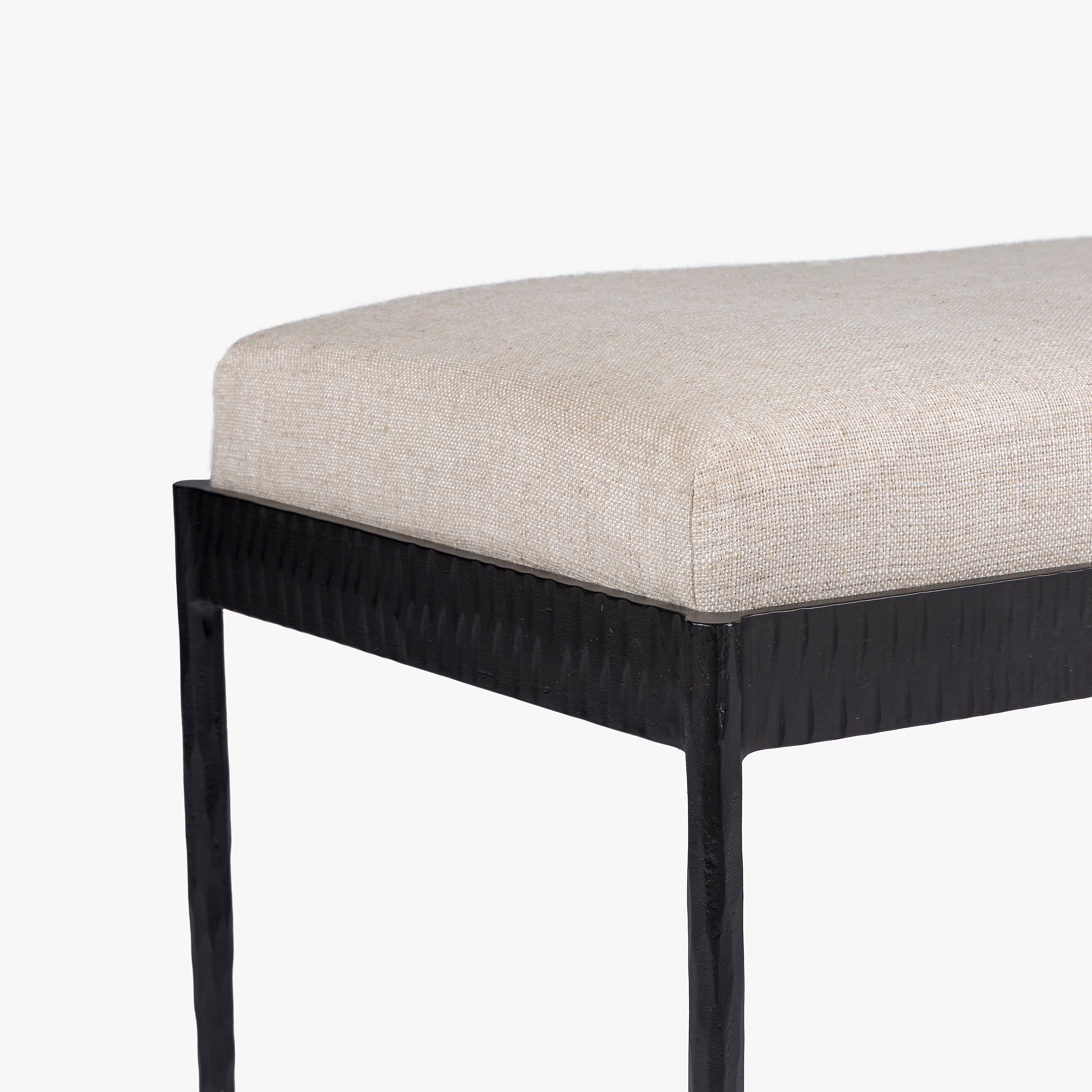 Ferra Hammered Ottoman