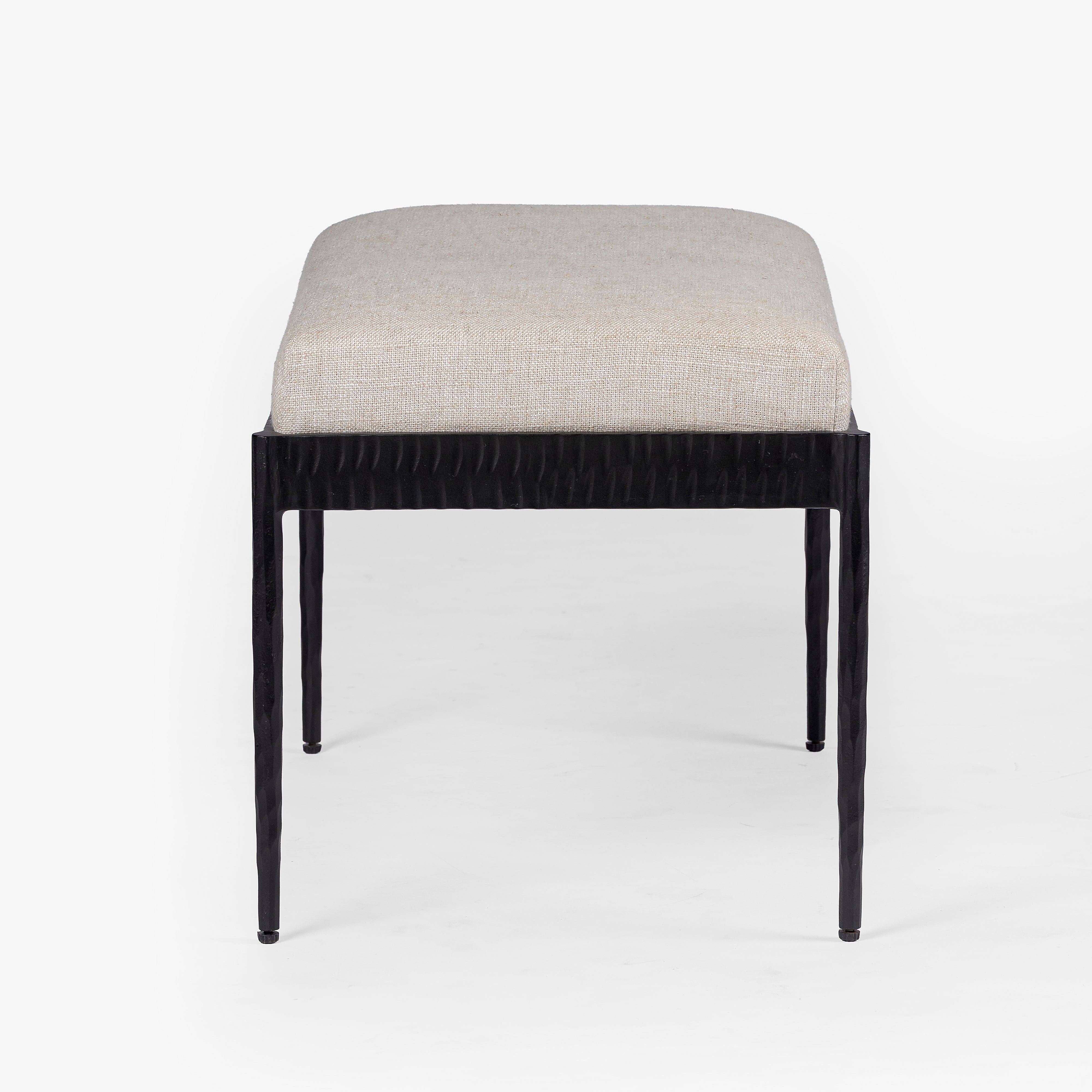 Ferra Hammered Ottoman