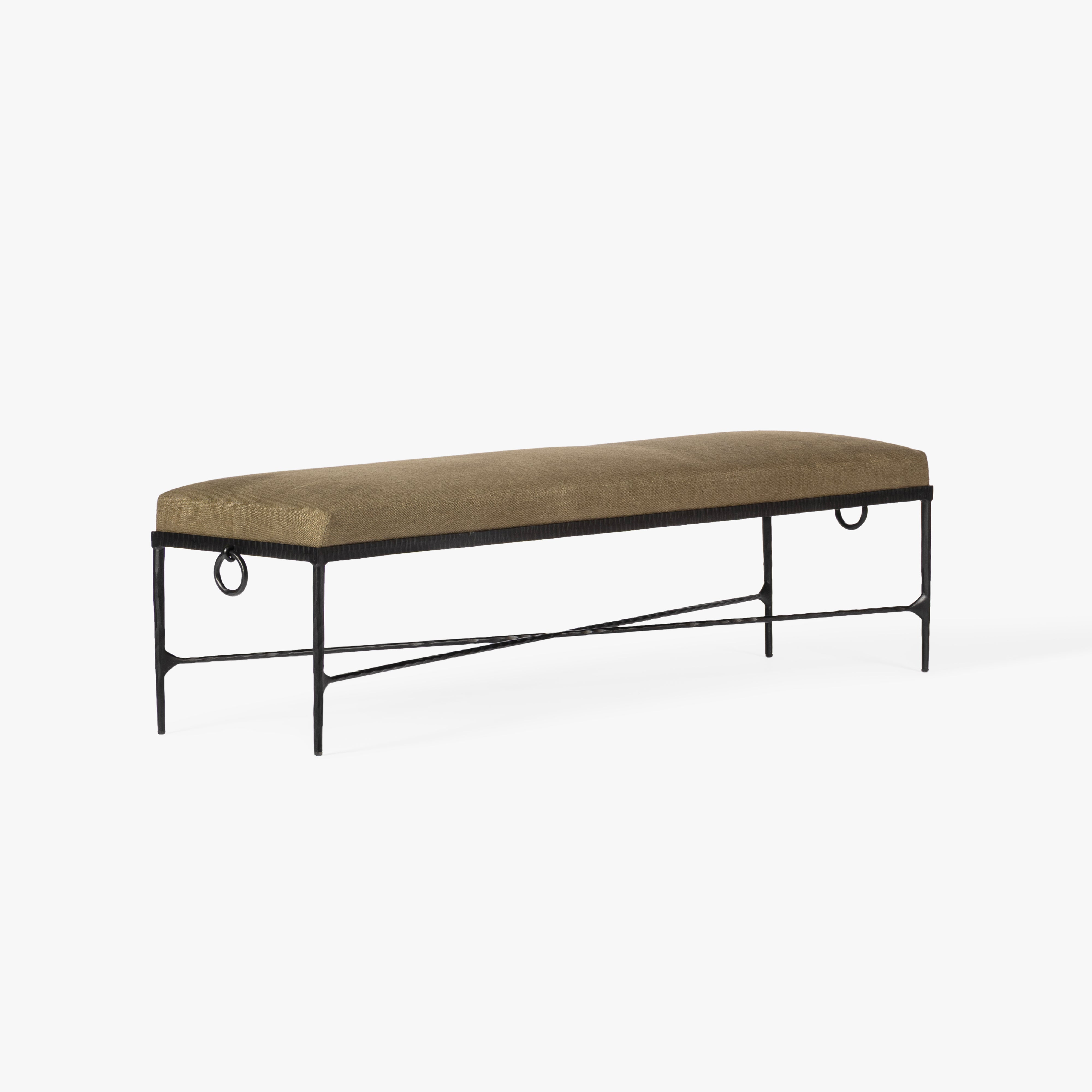 Loam Hammered Bench