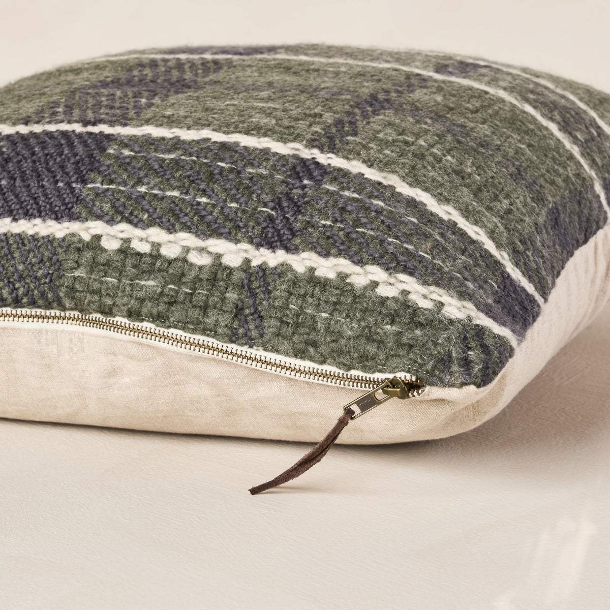 Wallen Woven Plaid Throw Pillow