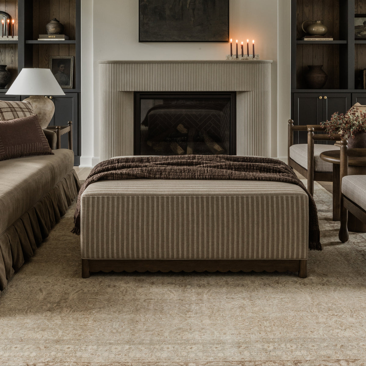 Steven Coffee Table Ottoman - Square