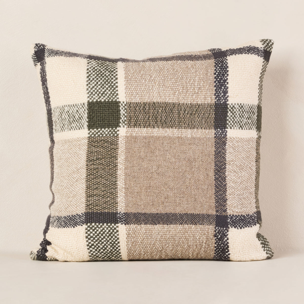 Hawthorne Woven Plaid Throw Pillow