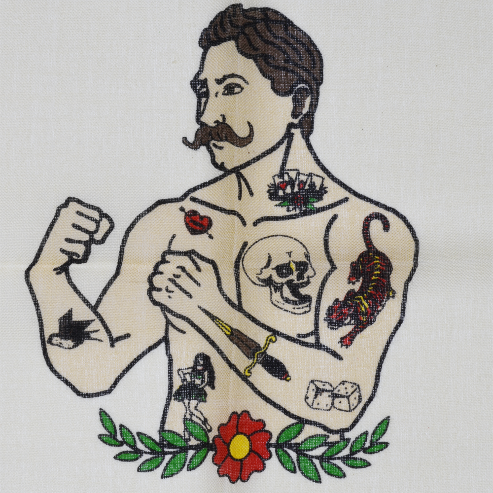 Tattoo Warrior 100% Wool Bandana