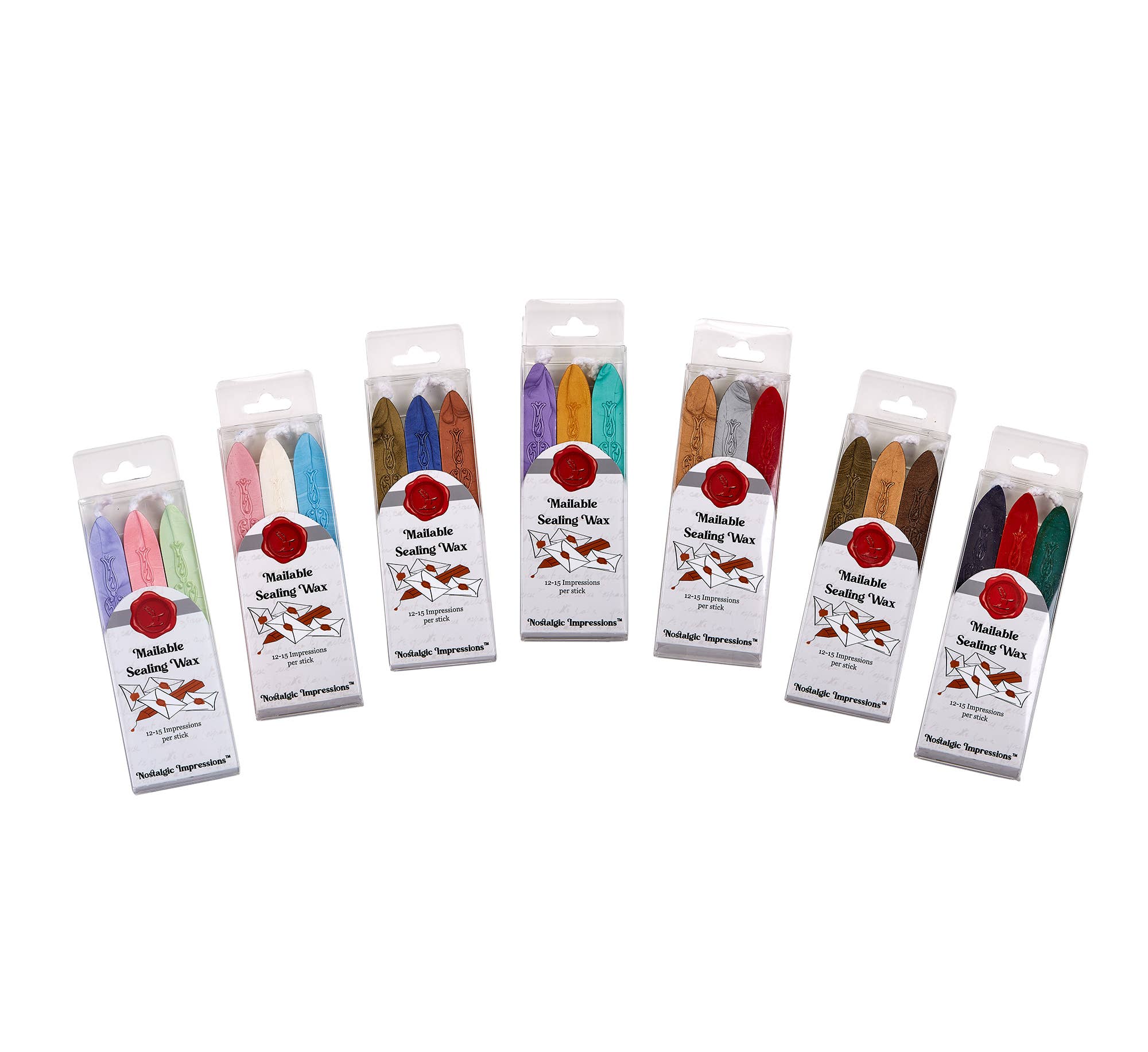 Sealing Wax Sticks with wick 3PK