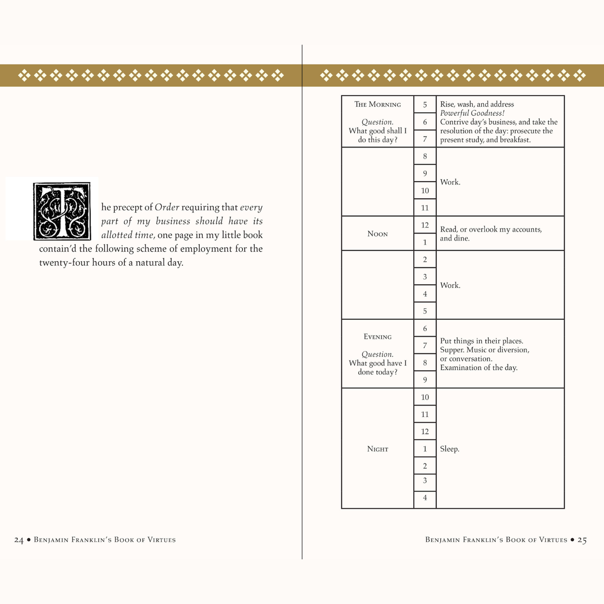 Ben Franklin's Book of Virtues