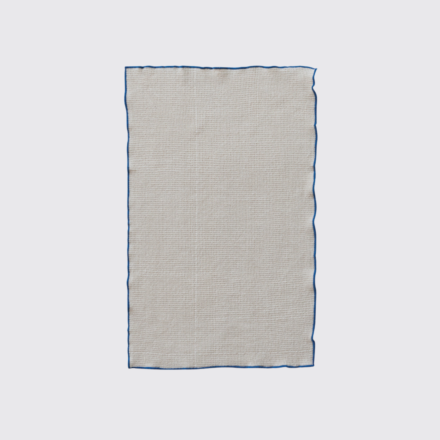 Waffle Weave Tea Towel with Neon Trim