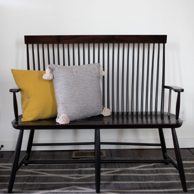 Hawthorne High Back Windsor Bench