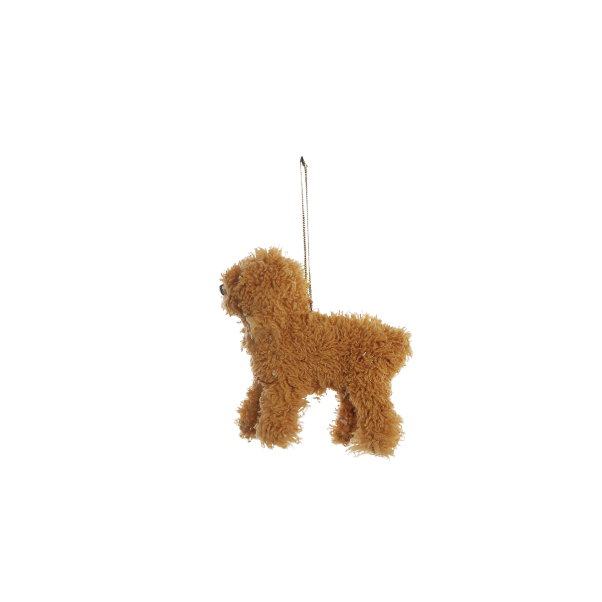 Furry Poodle Ornament