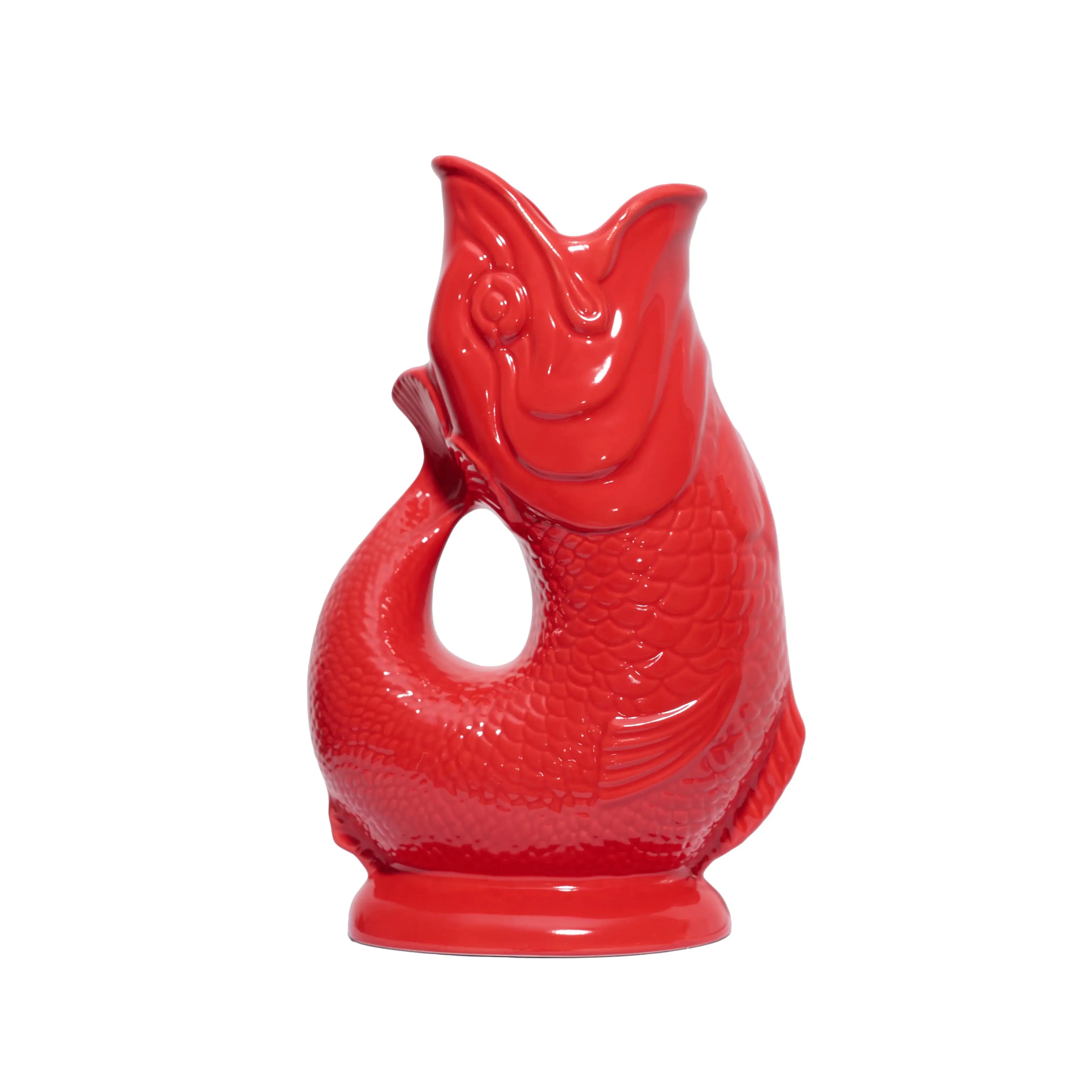 Red Gluggle Jug