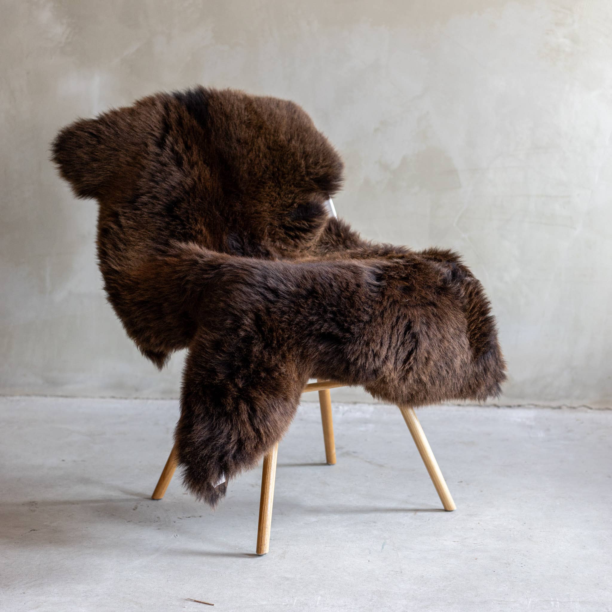 Texel sheepskin brown