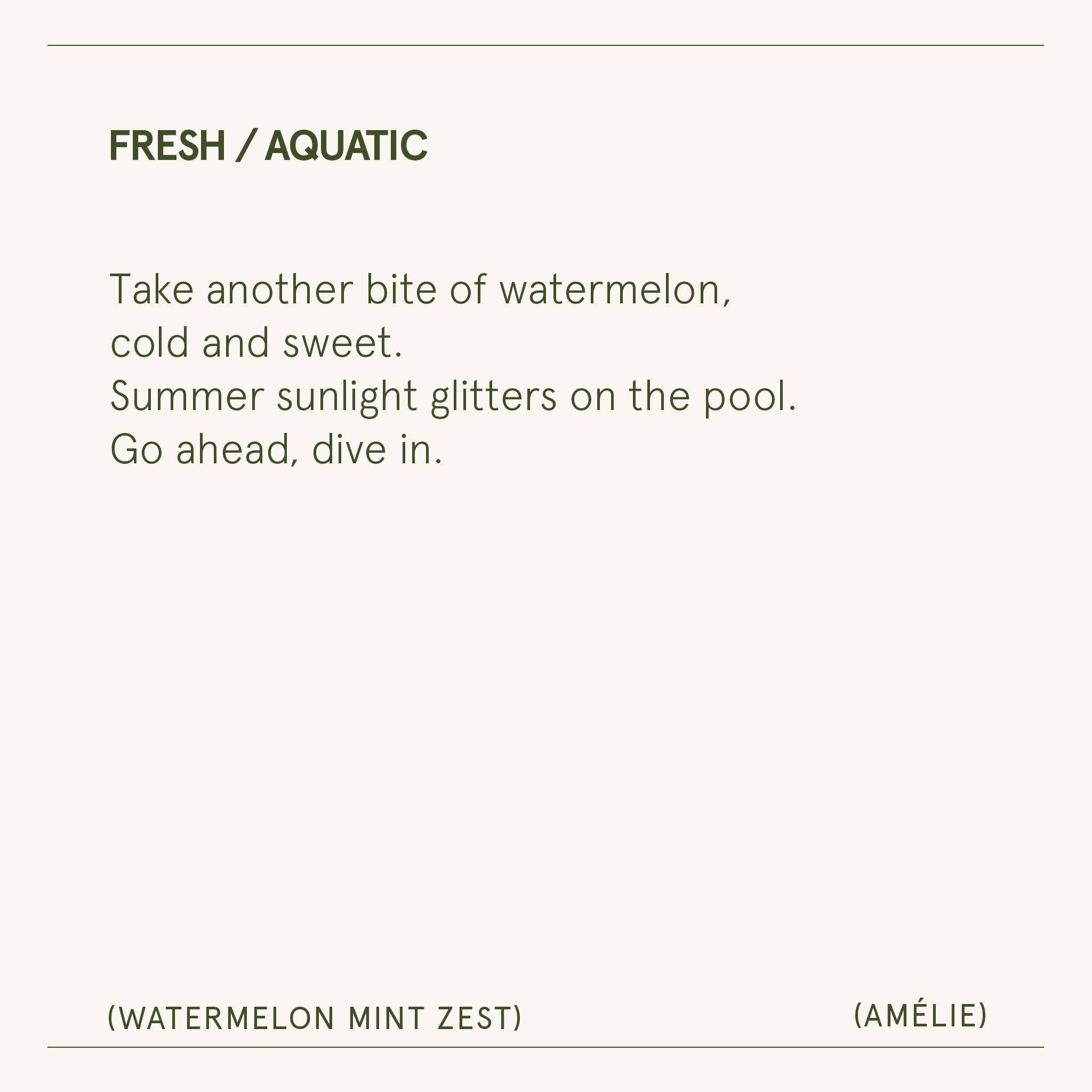 Scented Candle - Watermelon Mint Zest - 7oz | La Jolie Muse