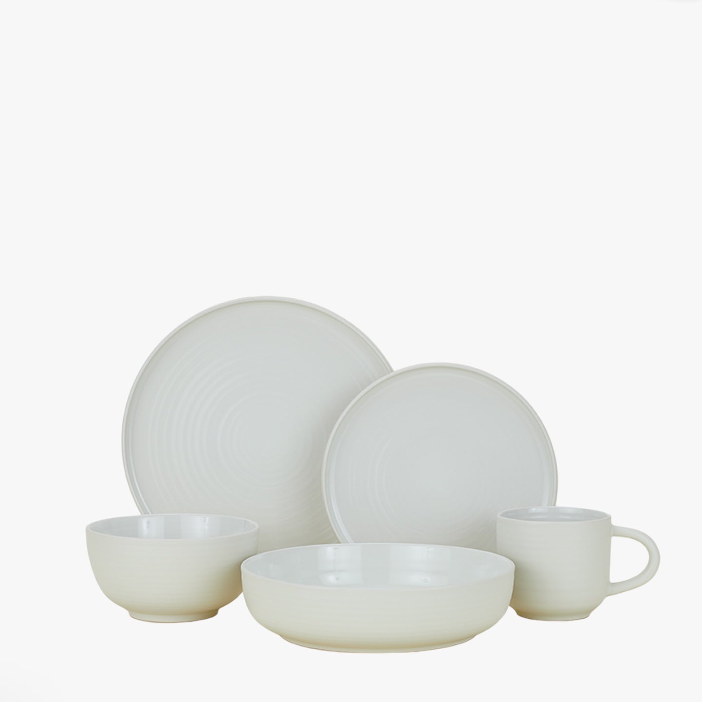 ESSENTIAL DINNER PLATE - SET OF 4, BONE