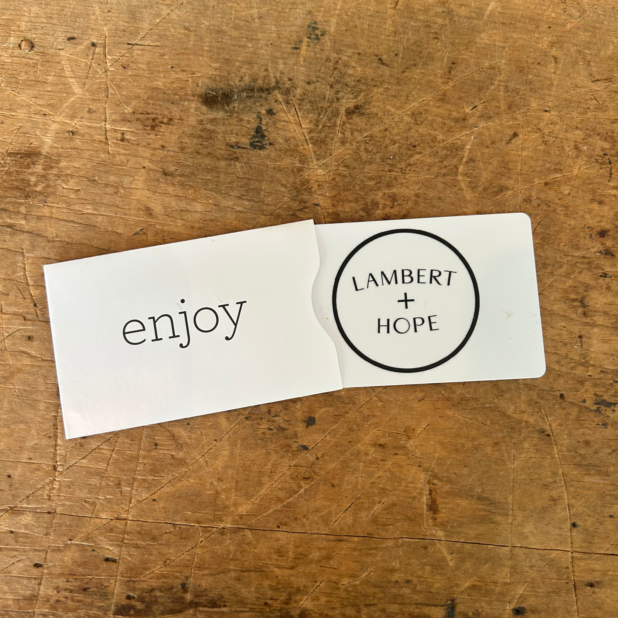 Lambert + Hope Gift Card