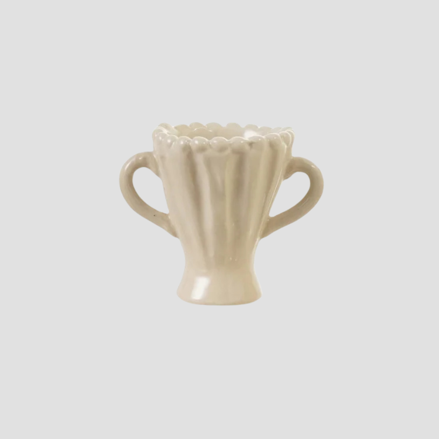 Stoneware Vase with Handles