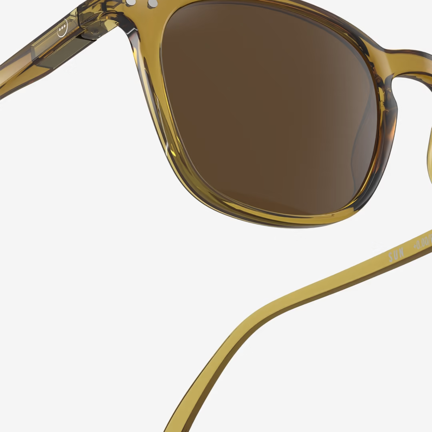 Sun #E Golden Green Sun Glasses