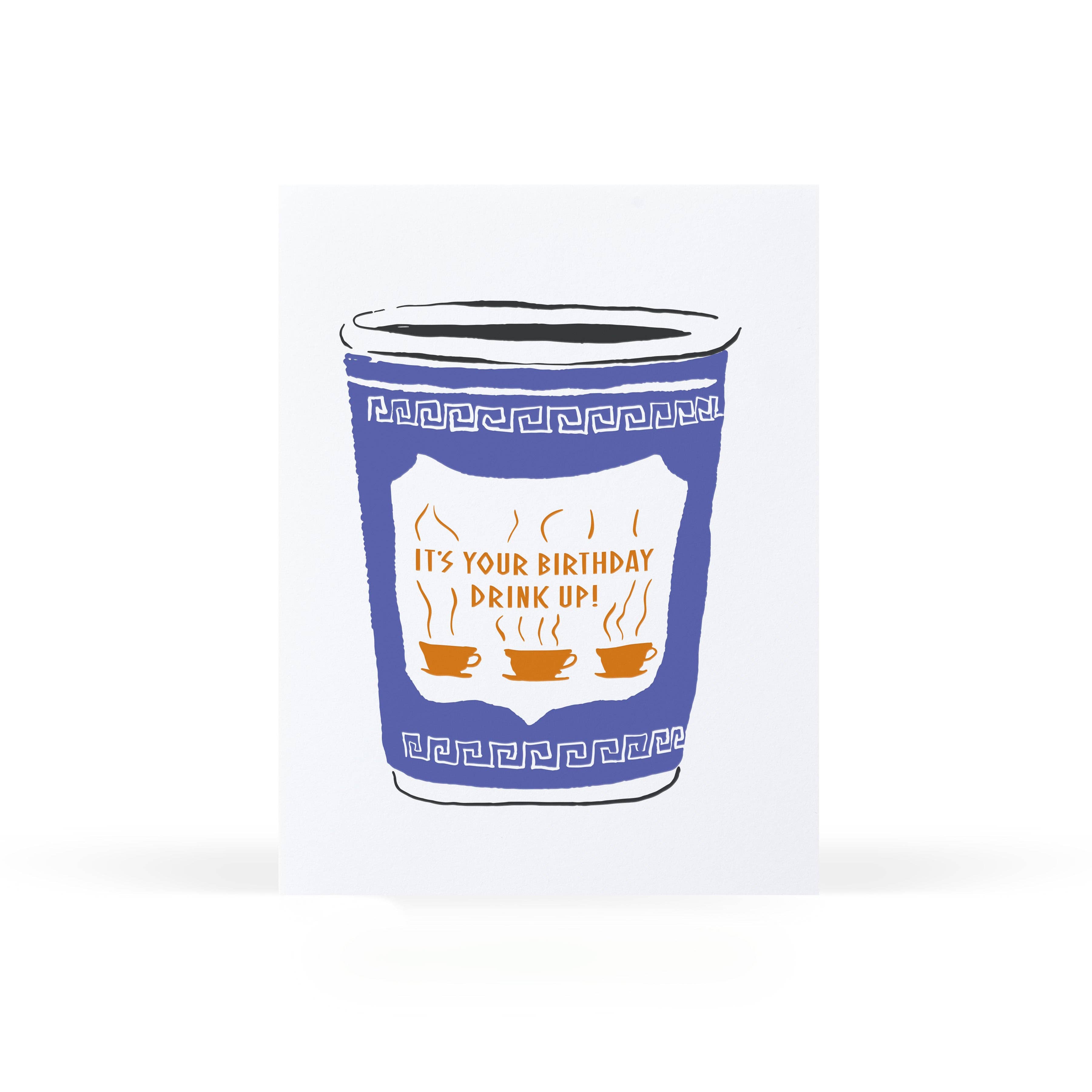Birthday Coffee Cup Card