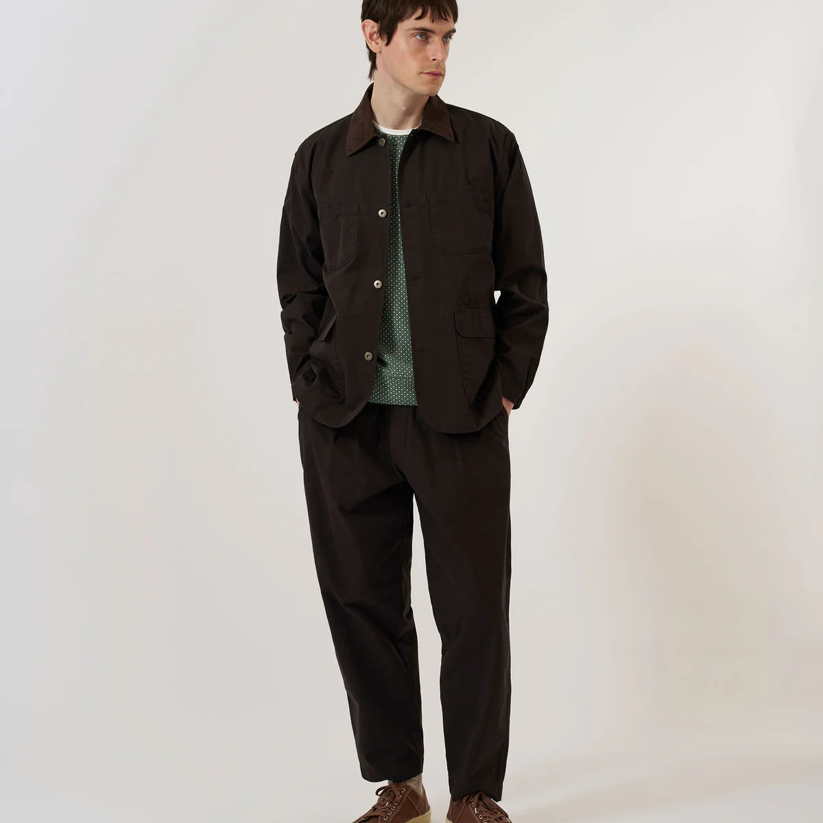 Licorice Summer Canvas Labour Jacket