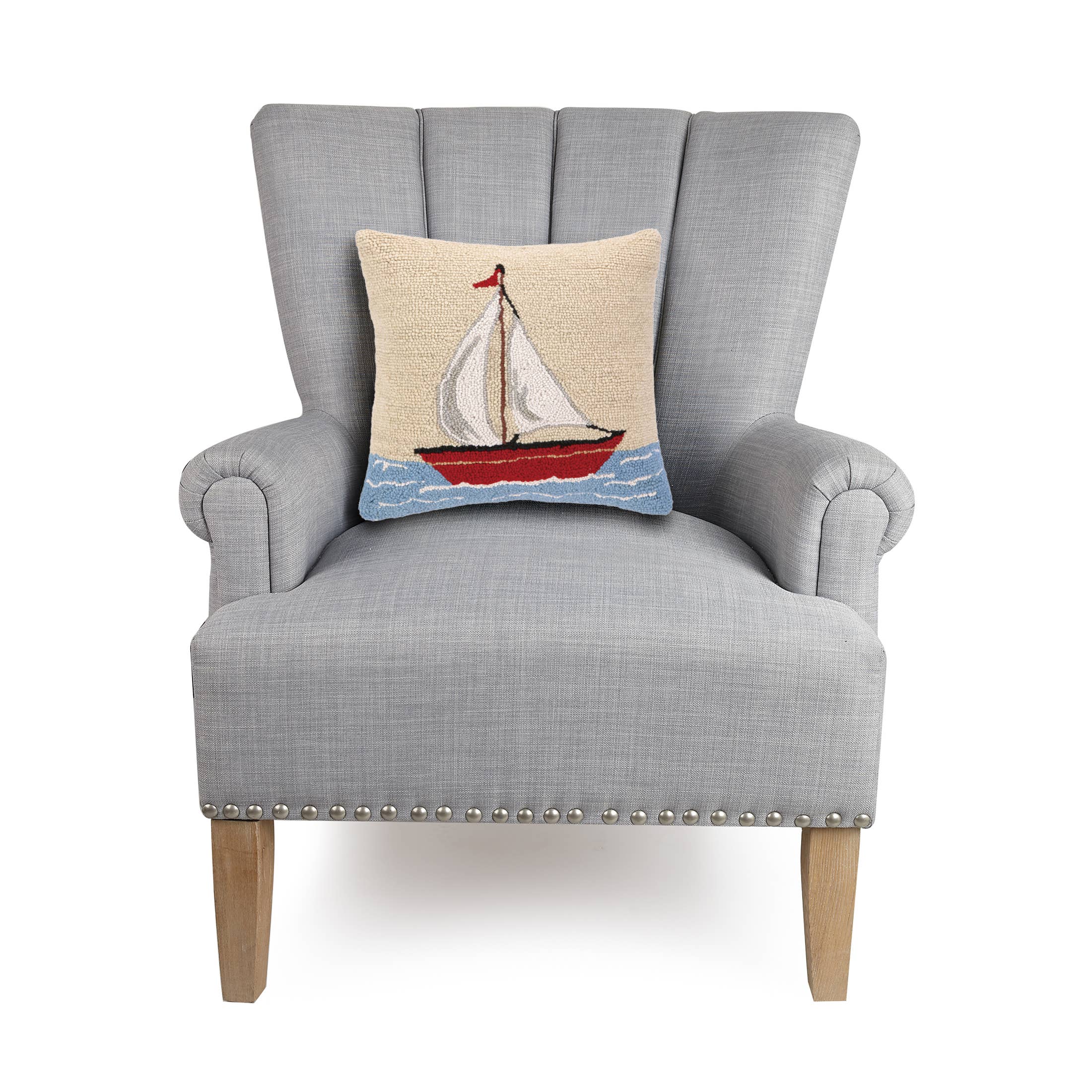 Sailboat Hook Pillow - The Pillow Shop